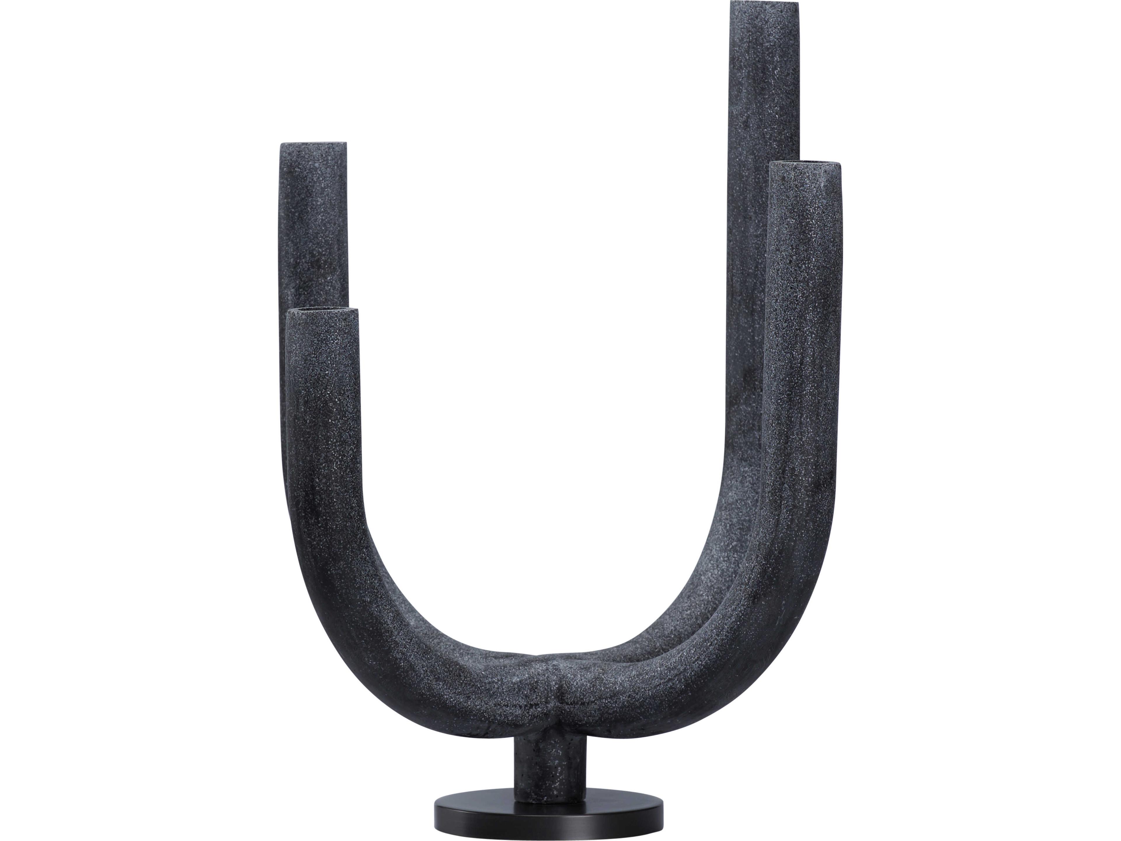 Wildwood Black Candle Holder