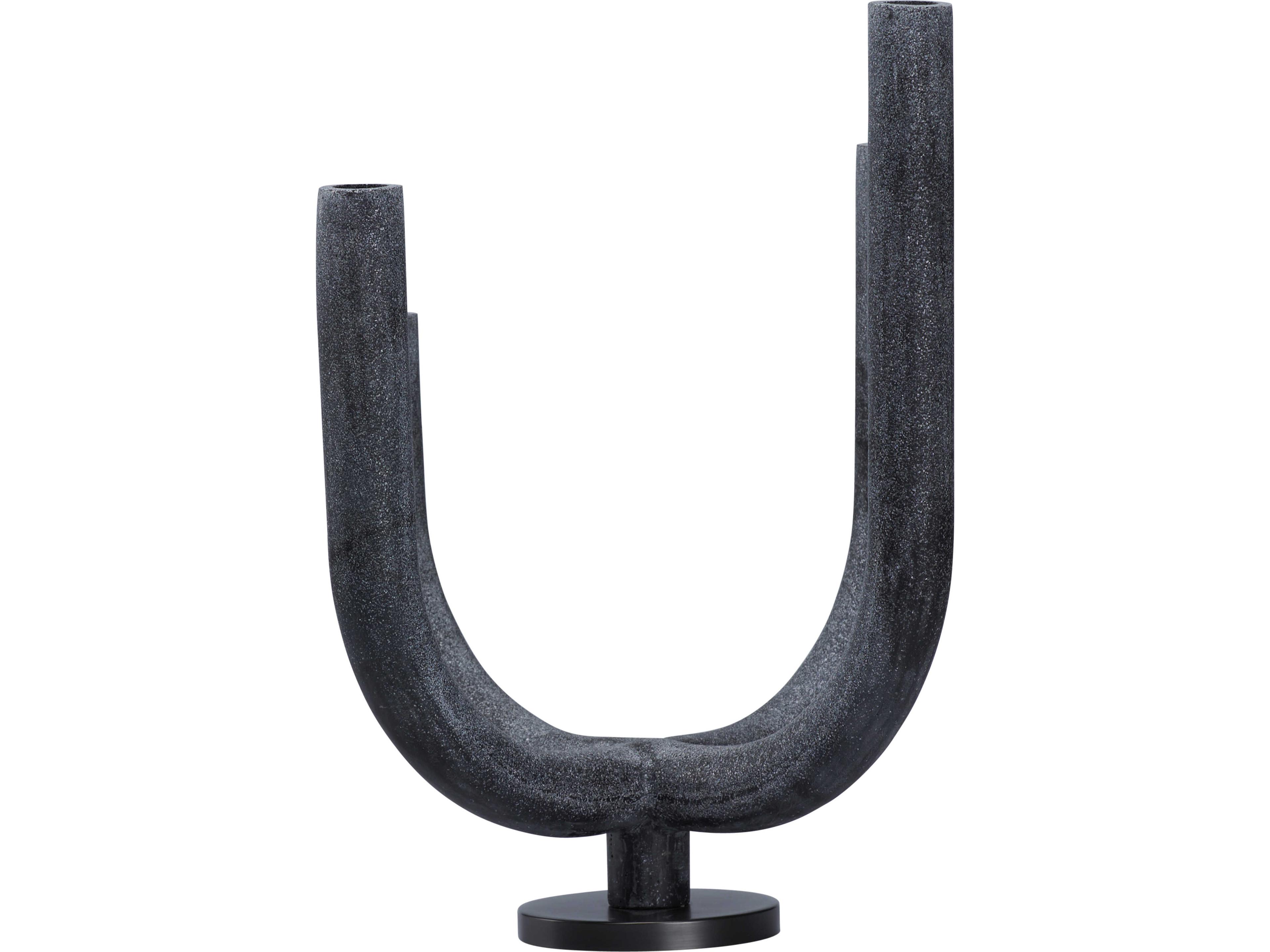 Wildwood Black Candle Holder