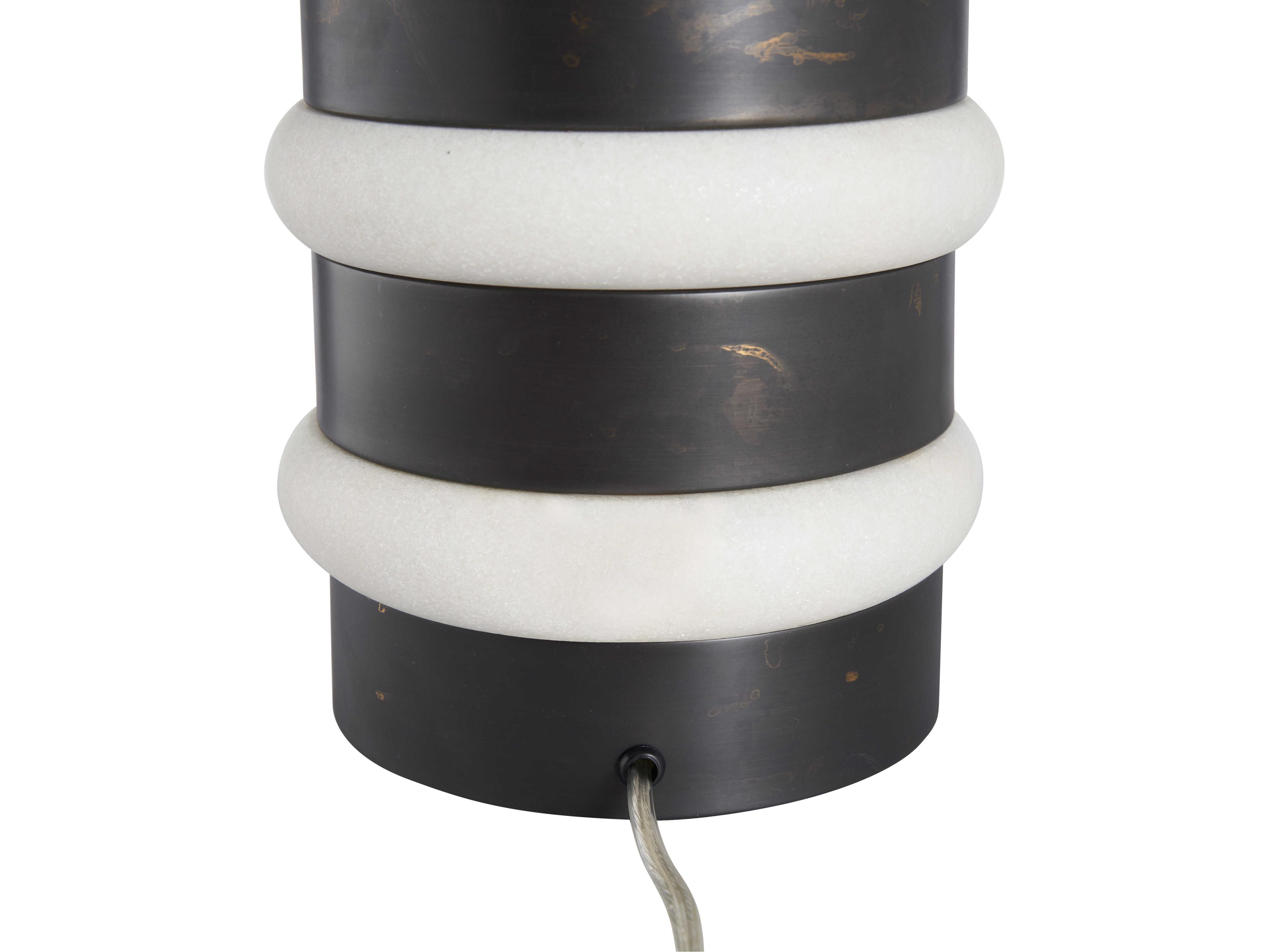 Wildwood White cream Linen Table Lamp