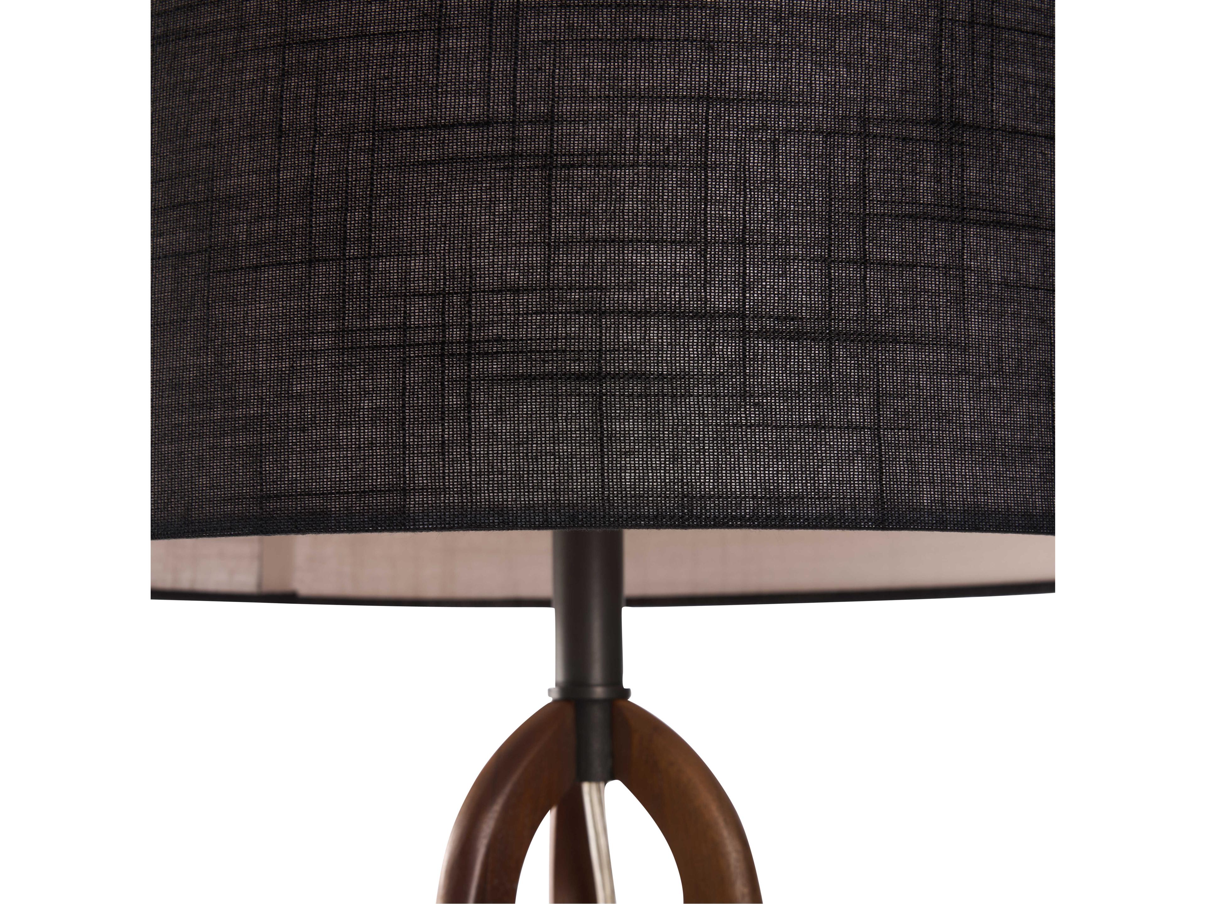 Wildwood Brown Linen Table Lamp