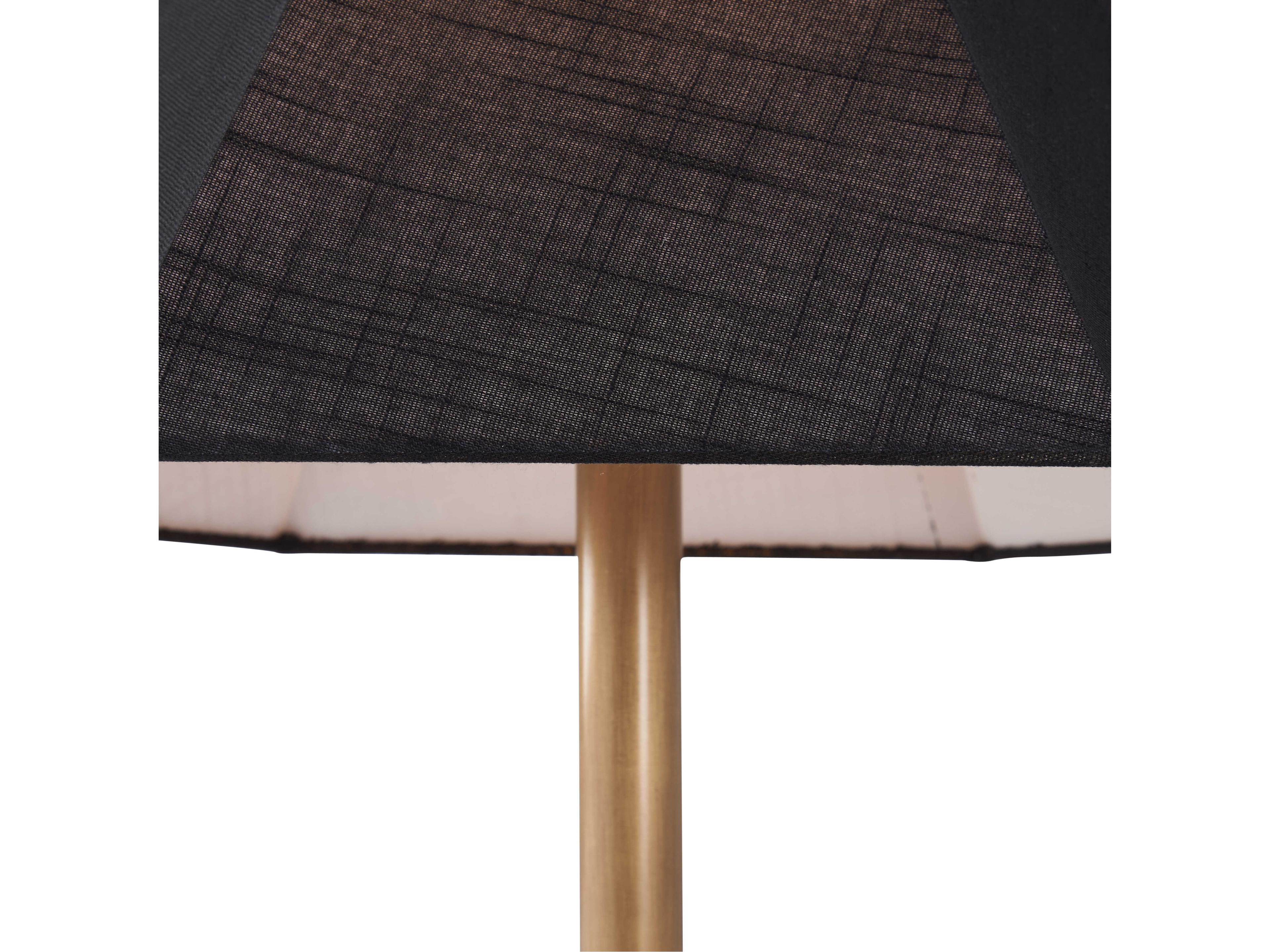 Wildwood Black Linen LED Table Lamp