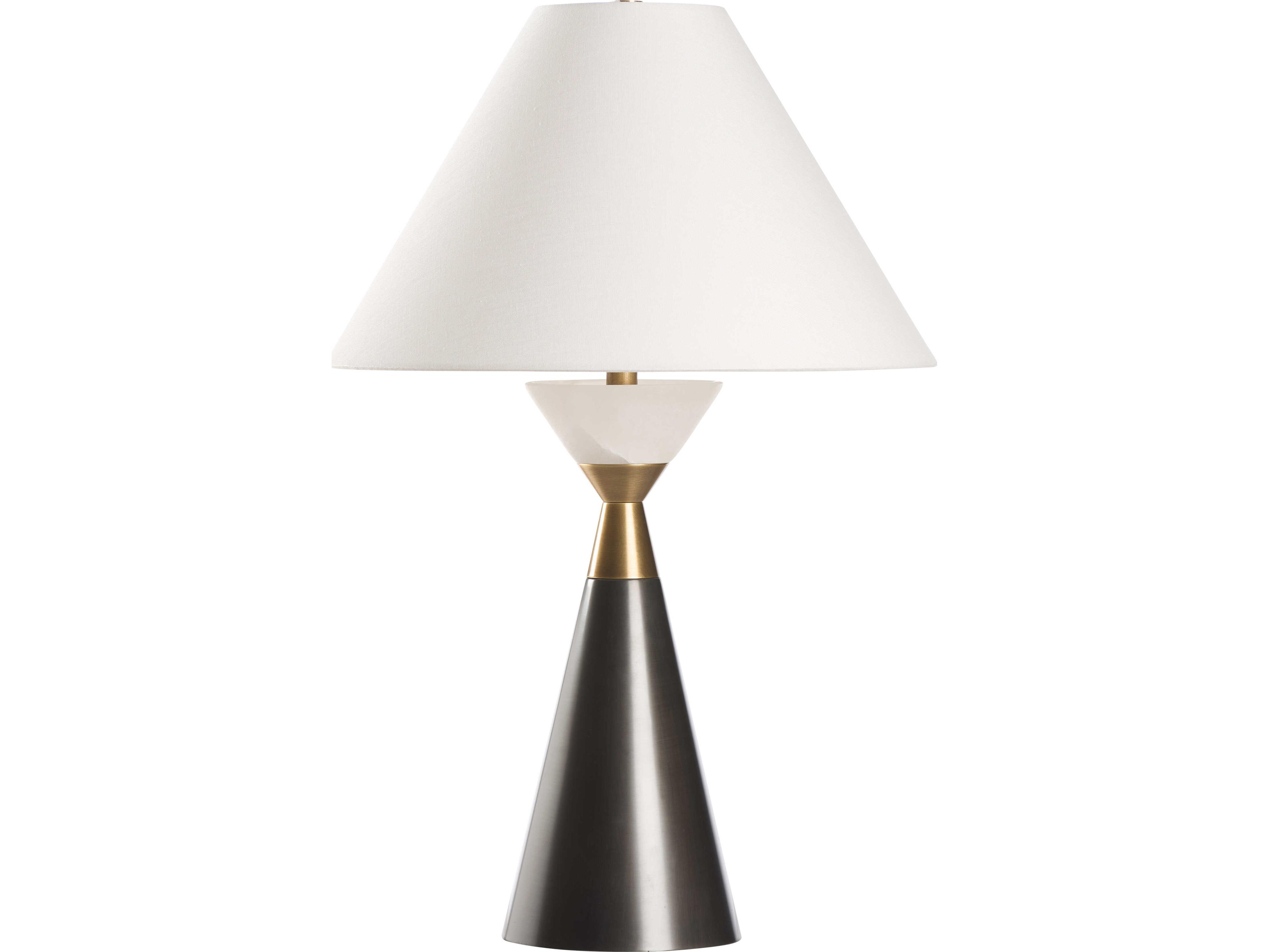 Wildwood Brown Linen Table Lamp