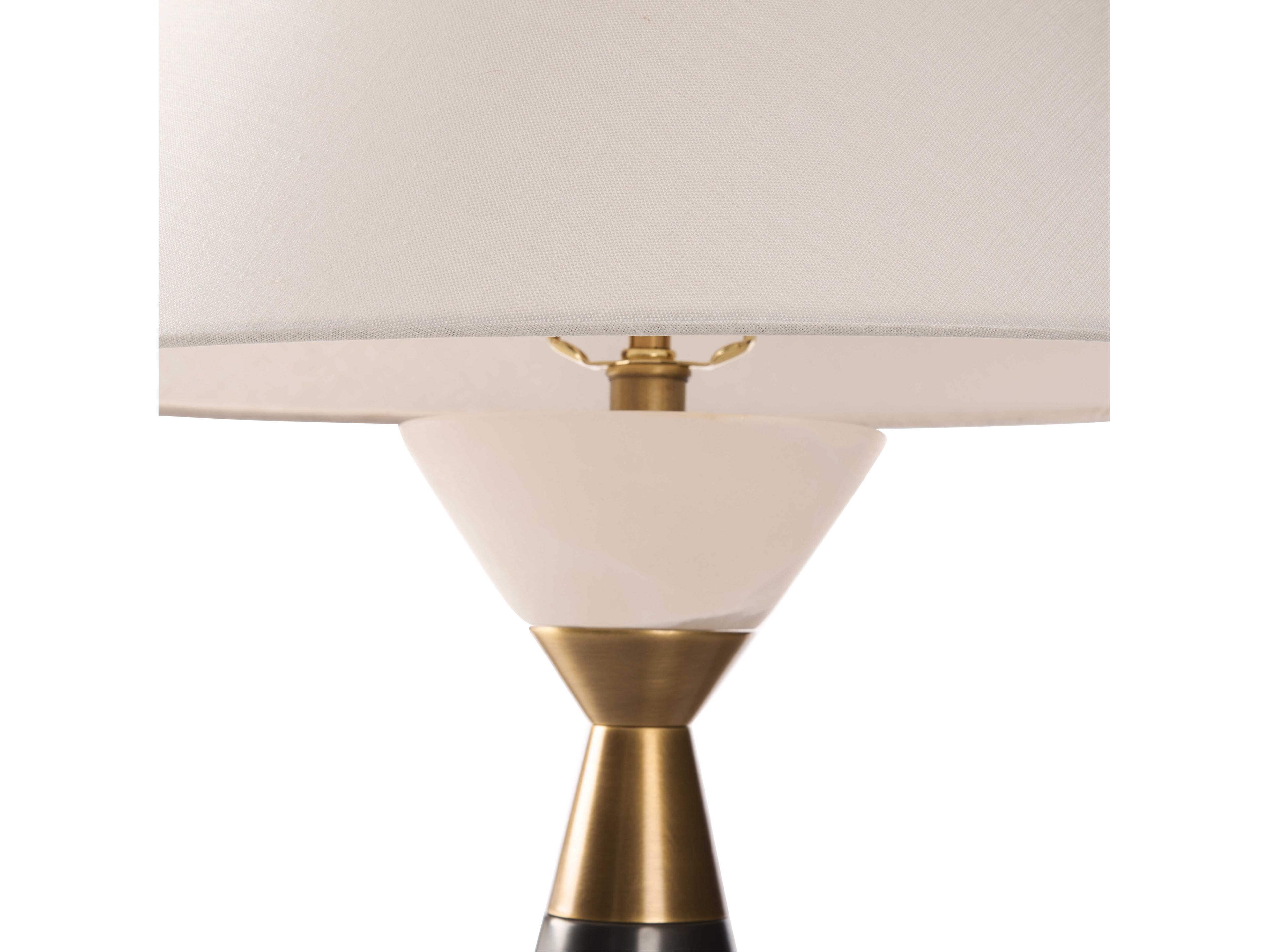 Wildwood Brown Linen Table Lamp