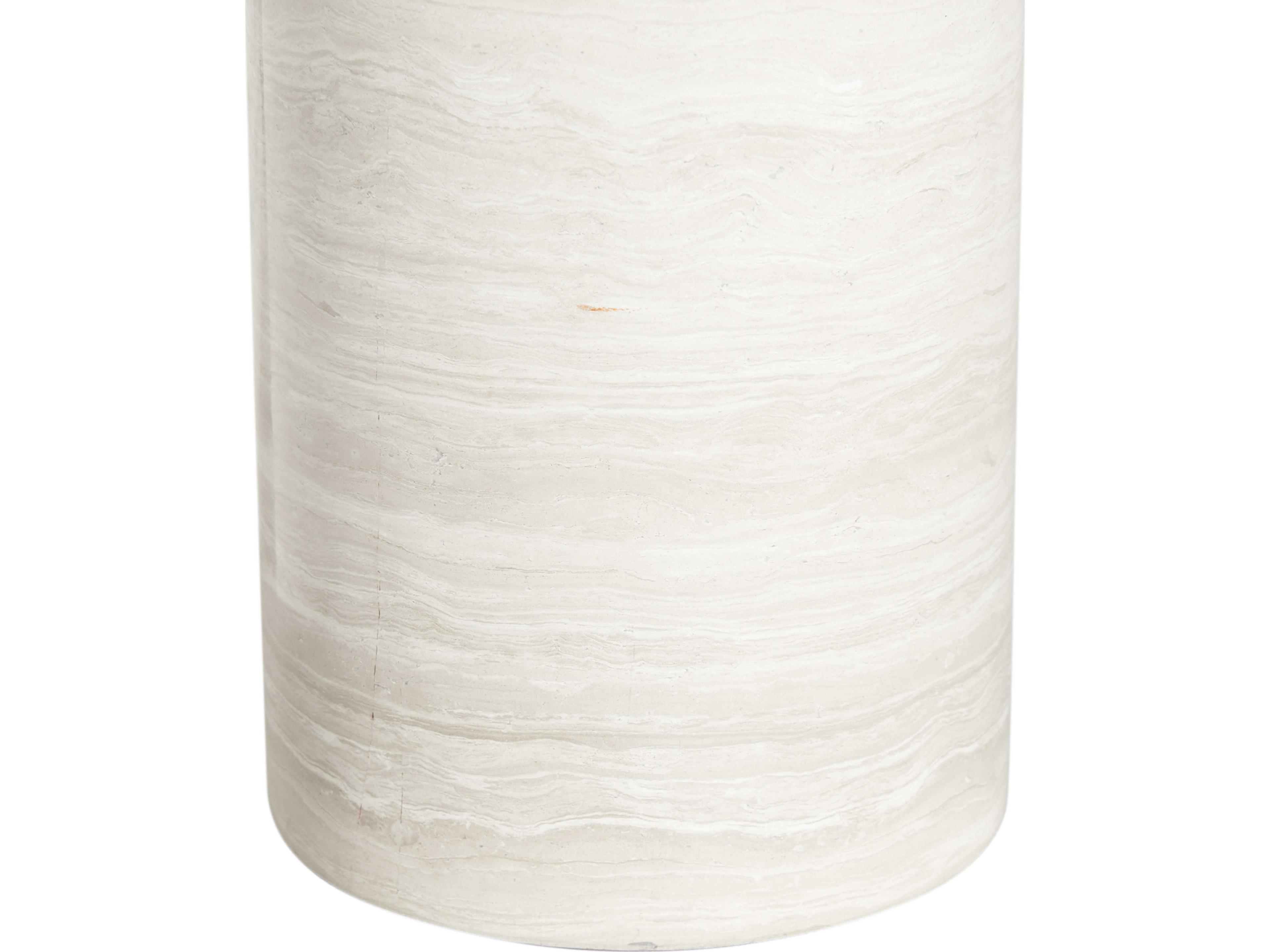 Wildwood White cream Silkette Table Lamp