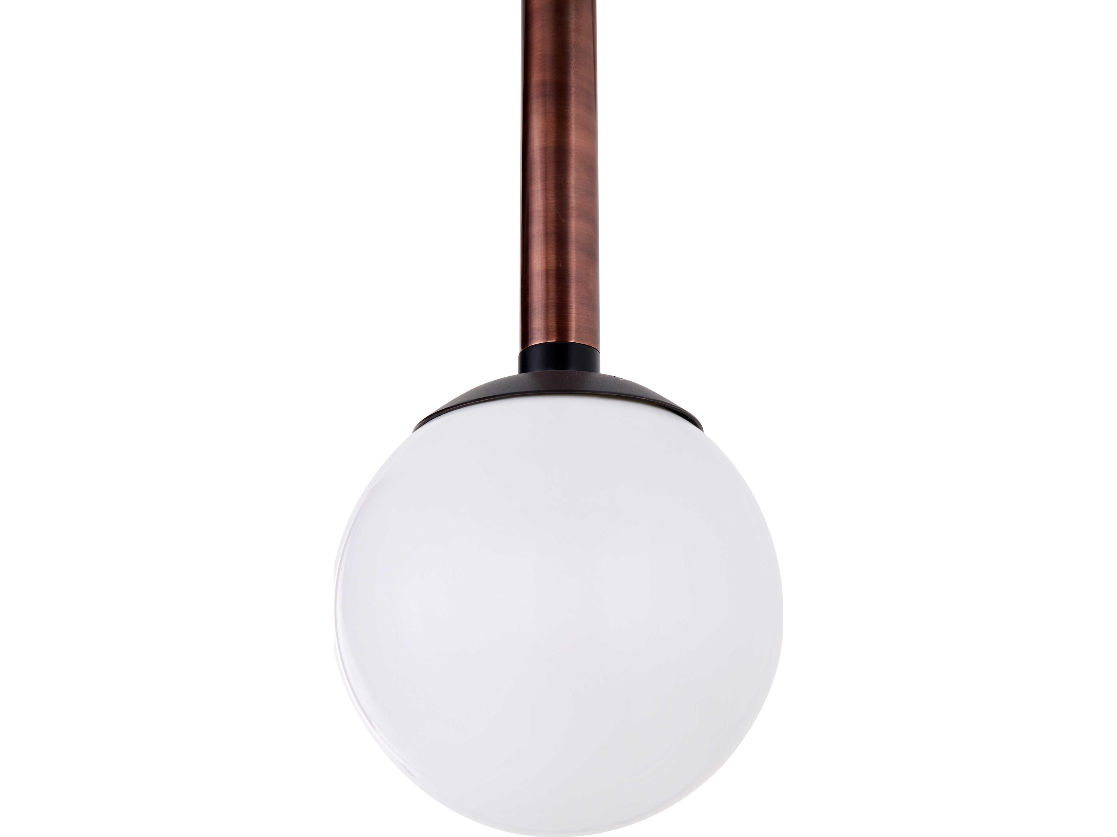 Wildwood 1-Light Black Globe Mini Pendant