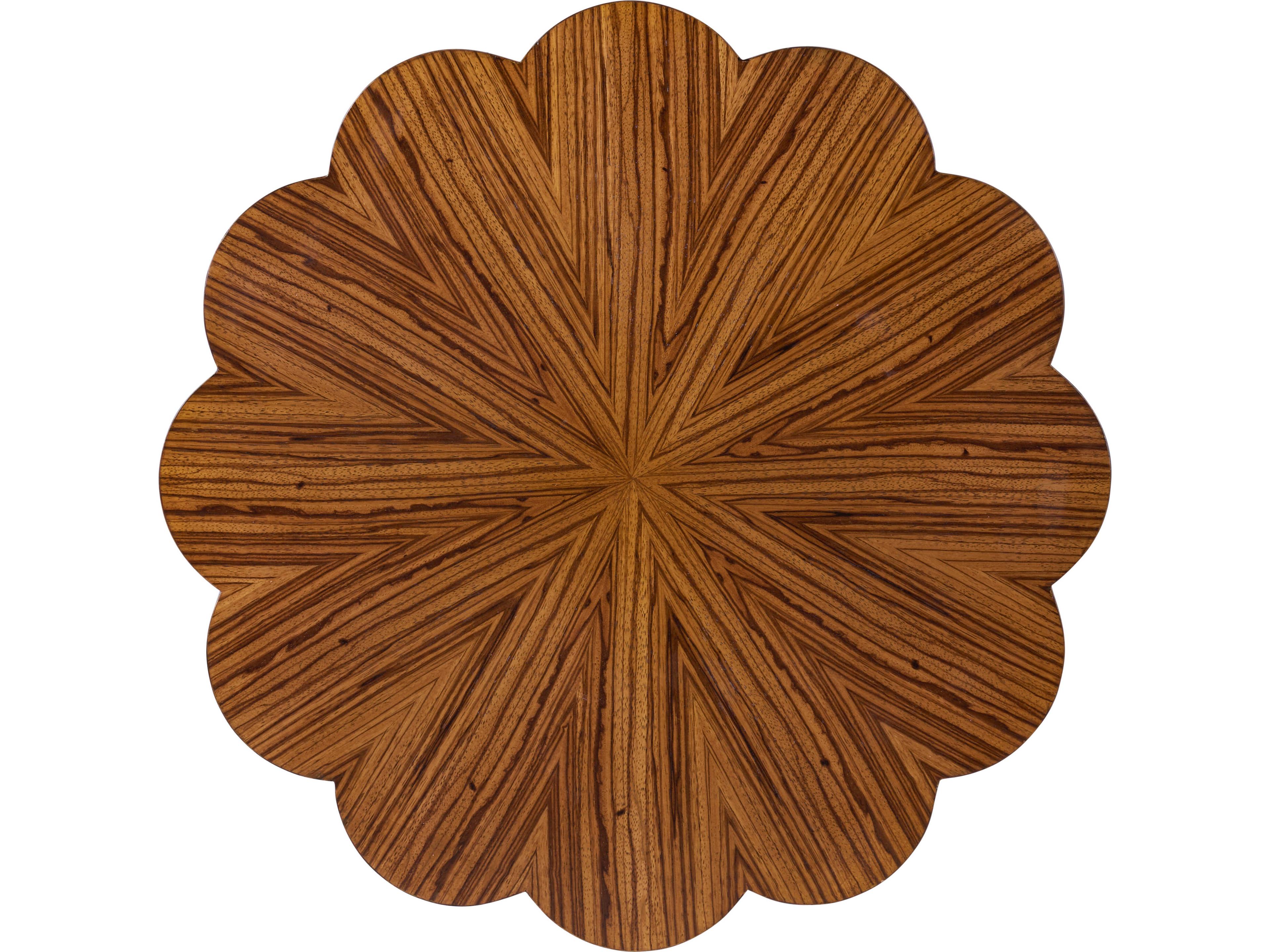 Wildwood Round Wood Brown End Table