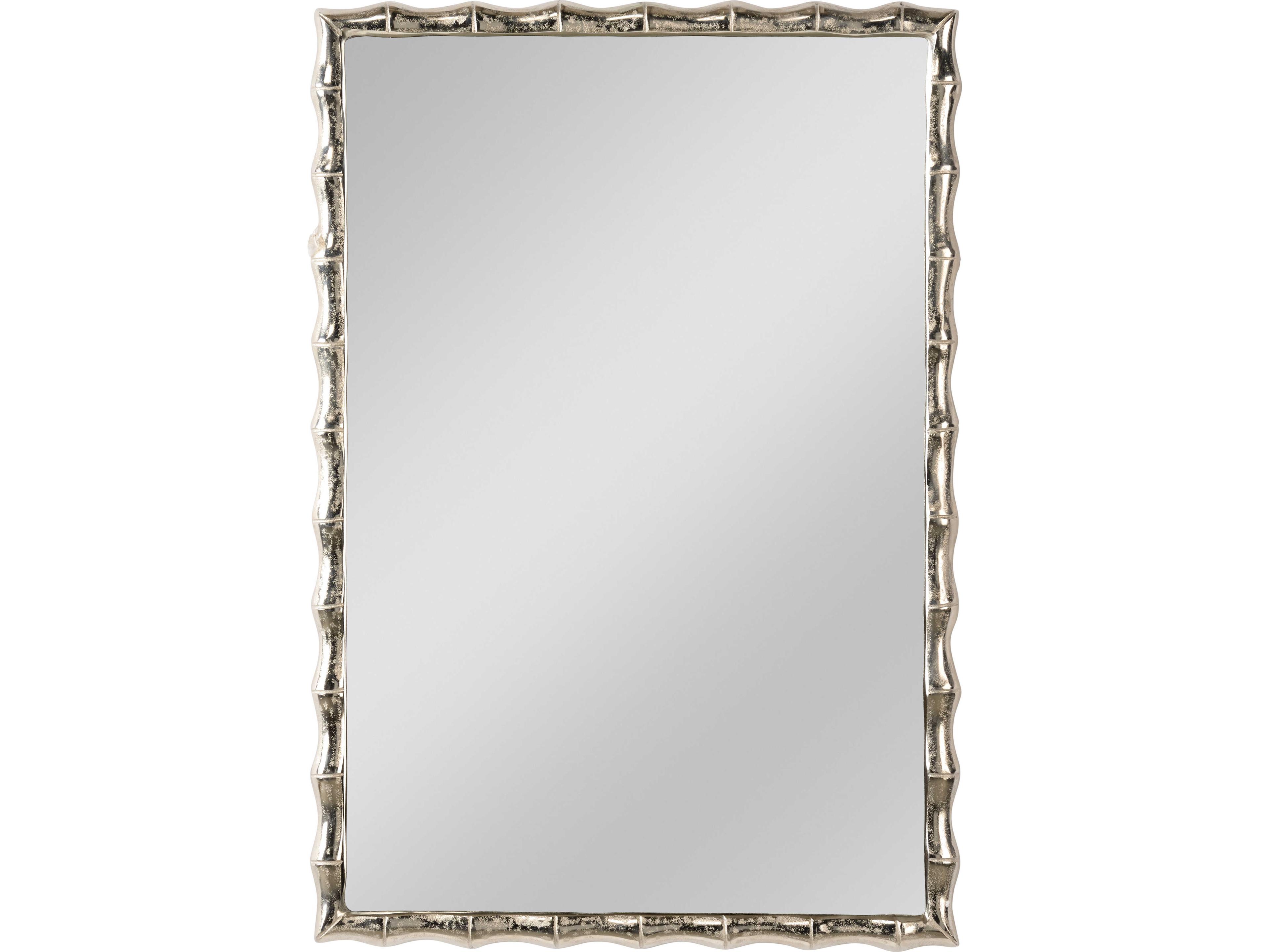 Silver Wall Mirror Rectangular