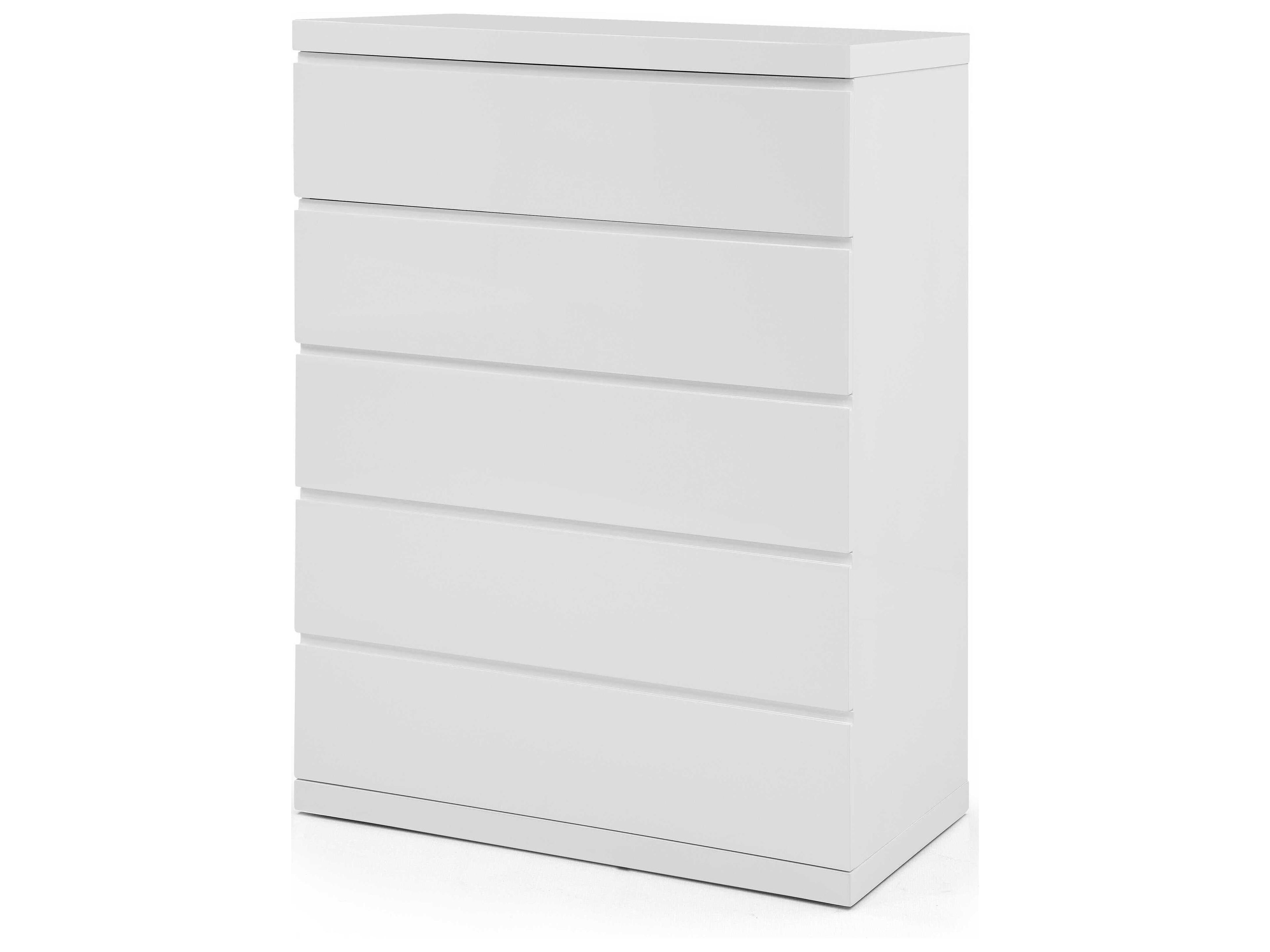 Whiteline Modern Living Anna White Chest of Drawers