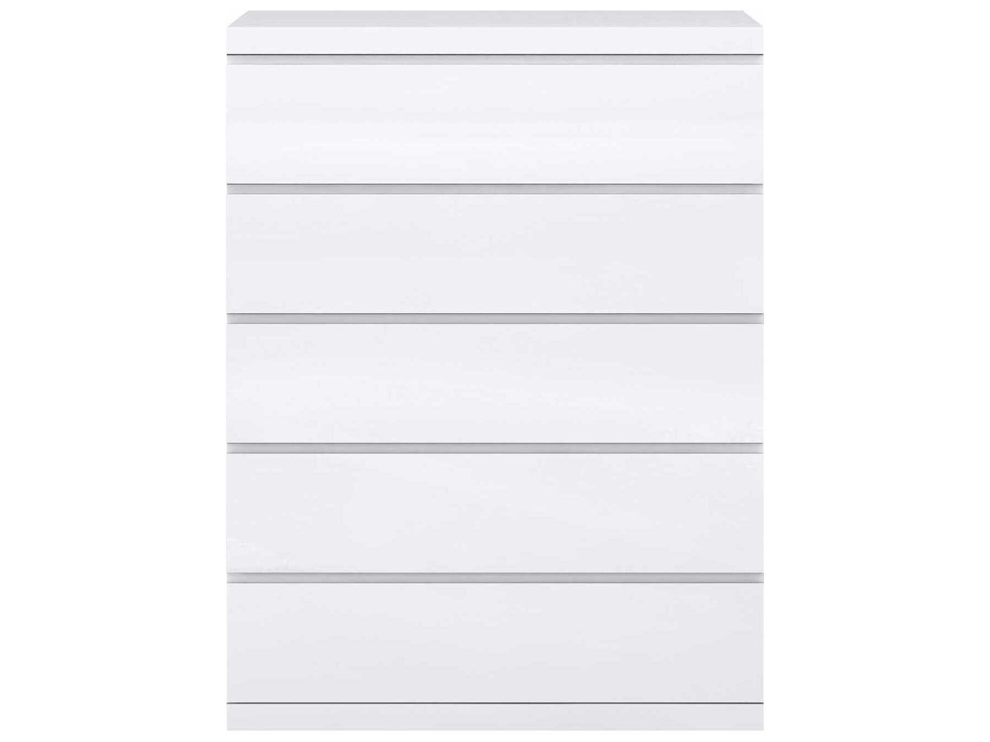 Whiteline Modern Living Anna White Chest of Drawers