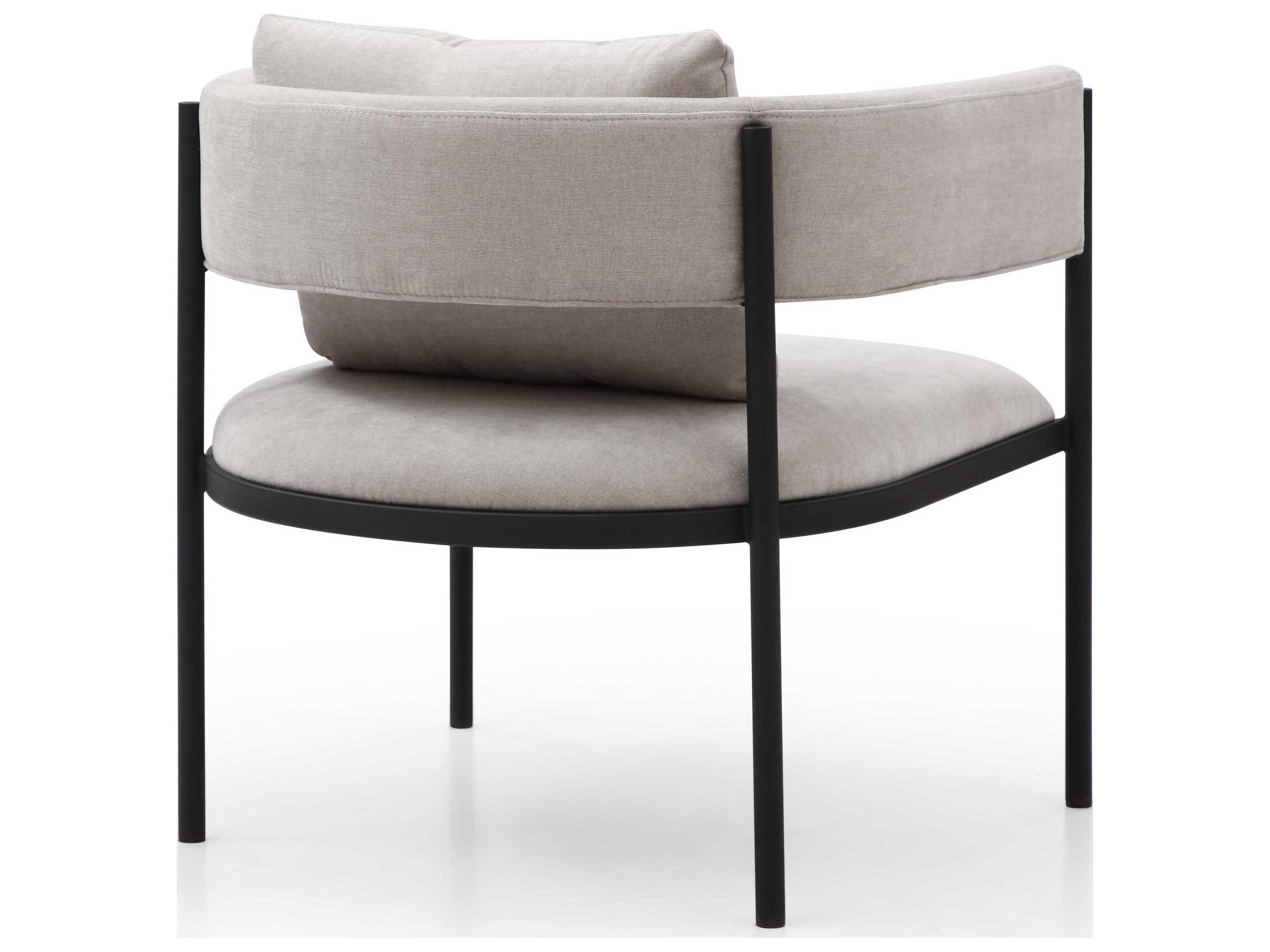 Whiteline Modern Living Envie Envie Gray Accent Chair Set of 2