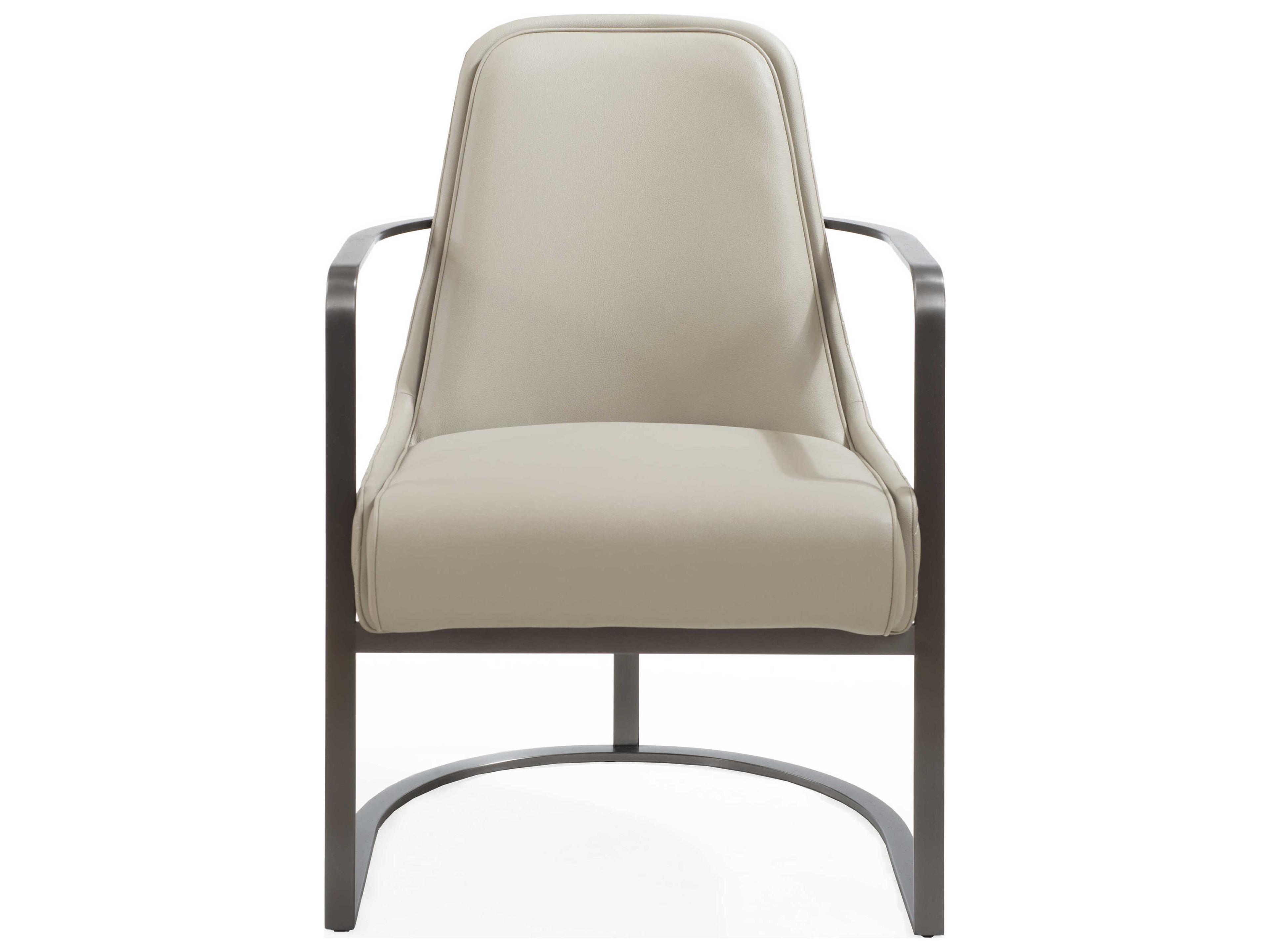 Whiteline Modern Living Bea Gray Faux Leather Accent Chair