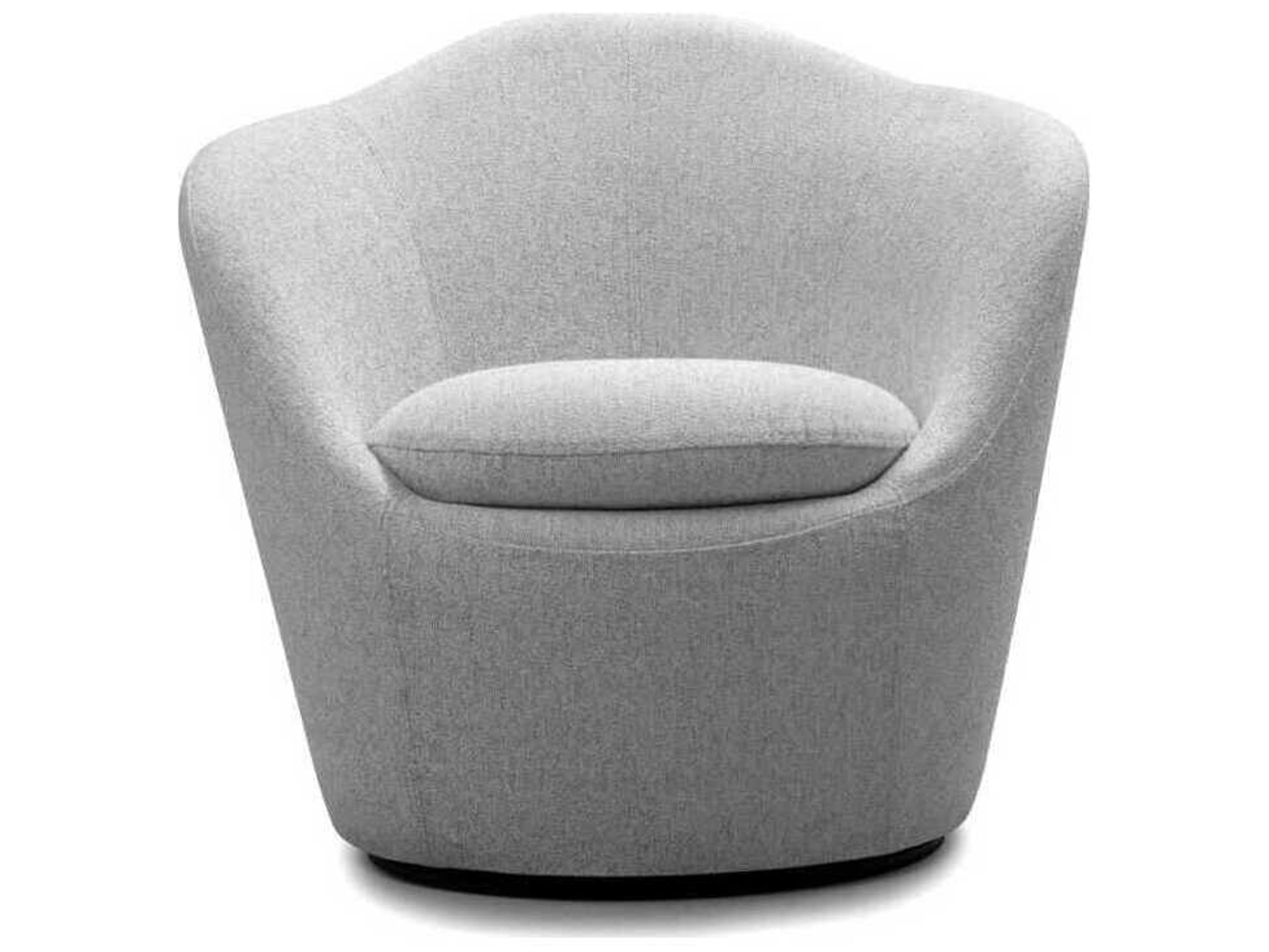 Whiteline Modern Living Stone Gray Accent Chair