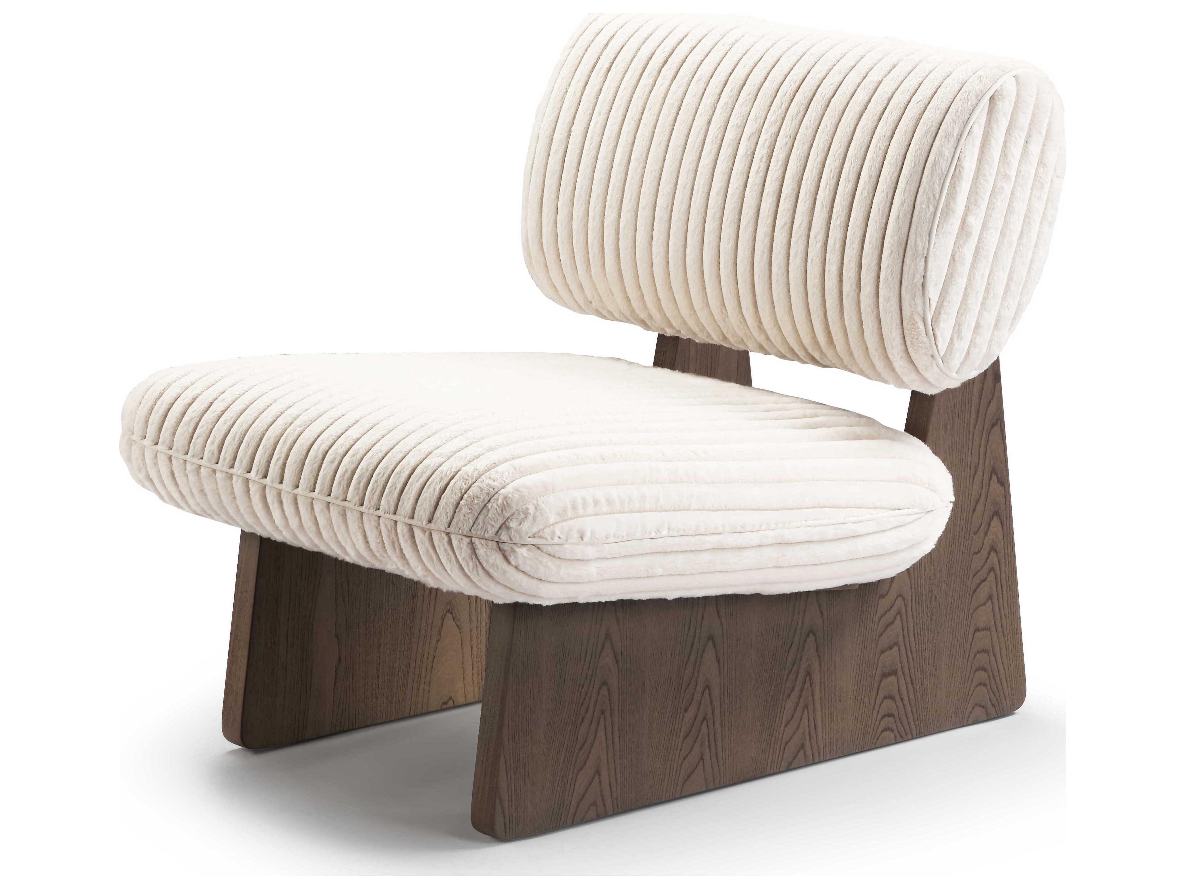 Elena White Accent Chair