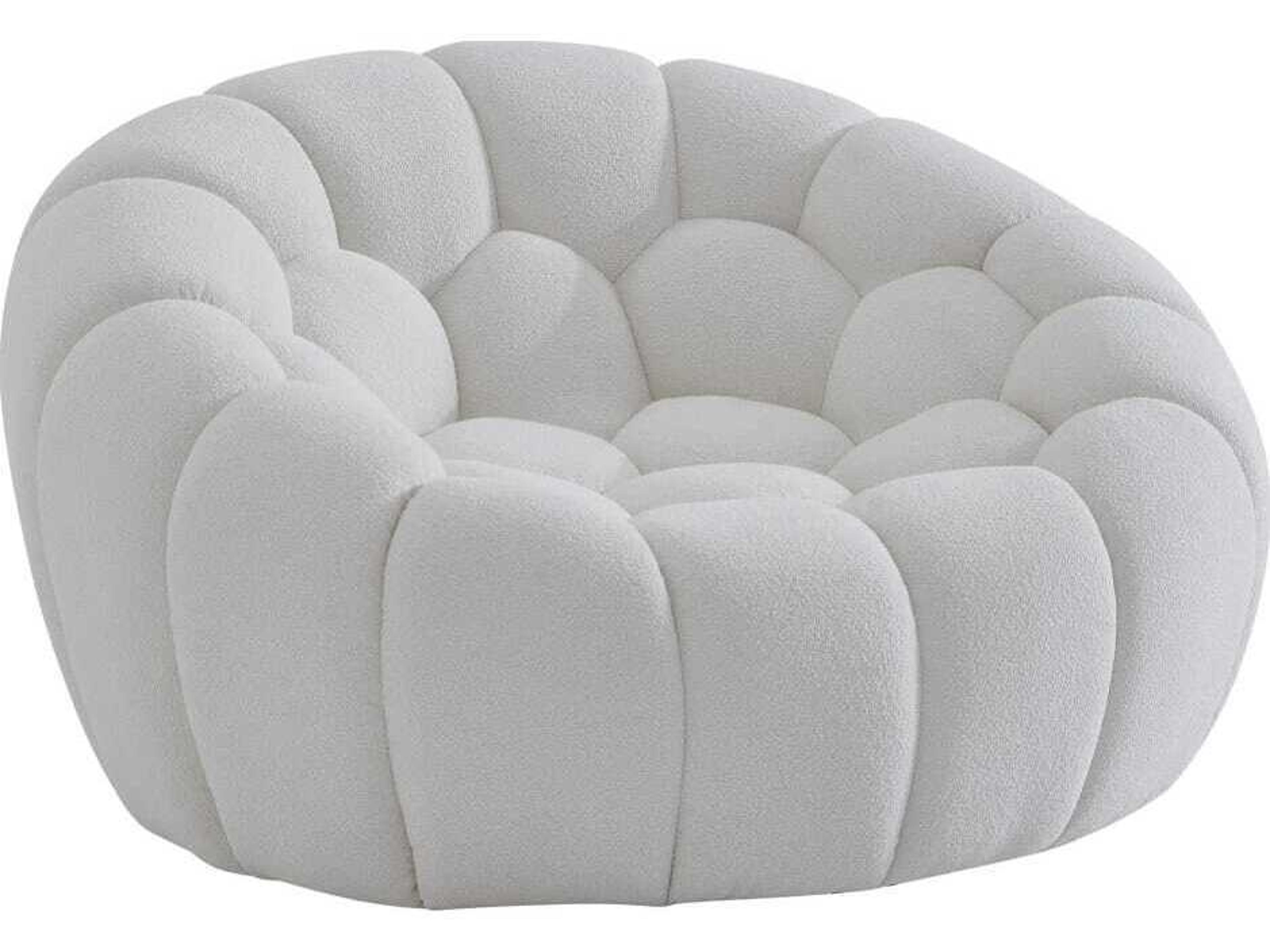 Nest White Accent Chair