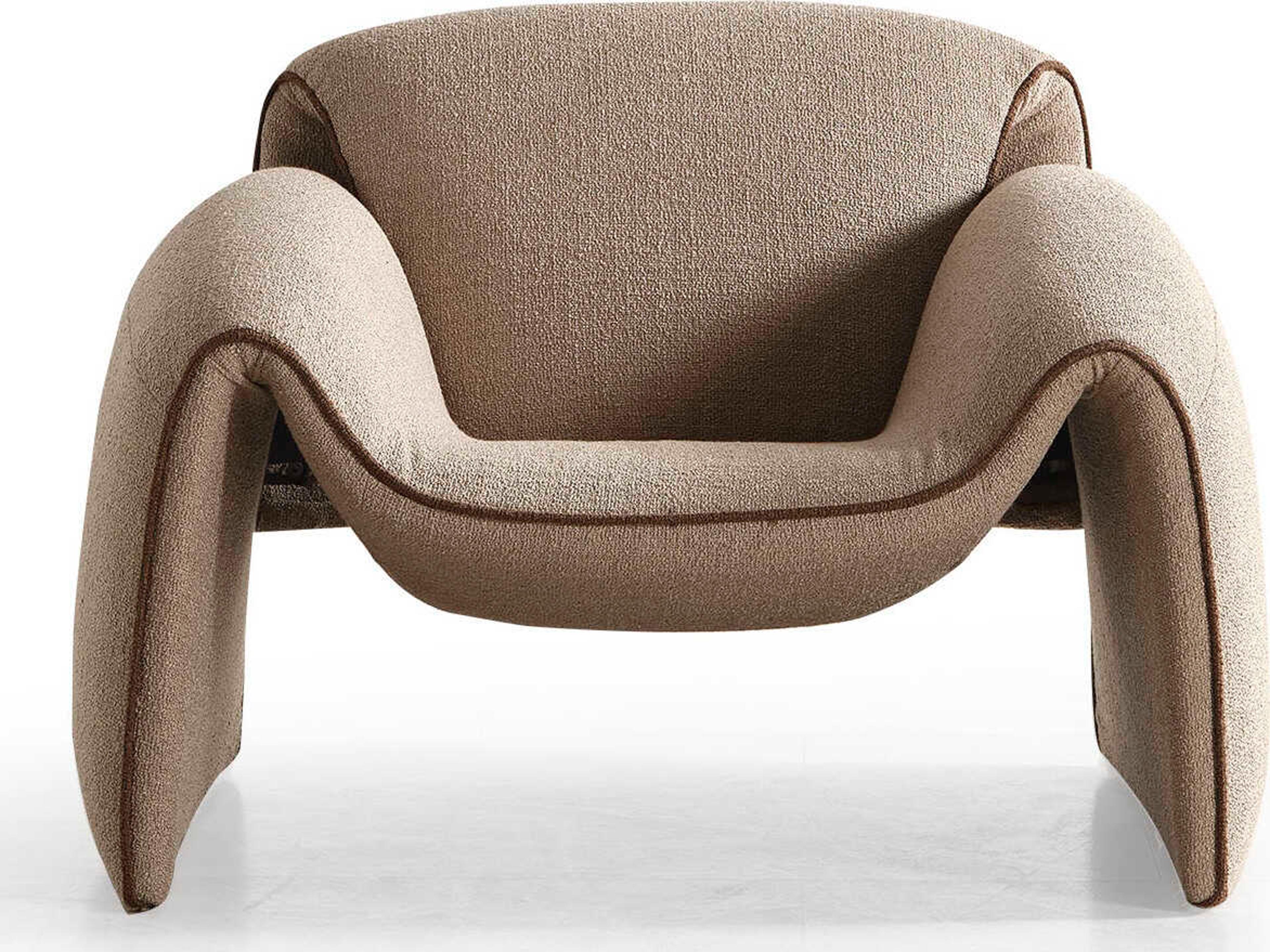 Whiteline Modern Living Flore Beige Accent Chair