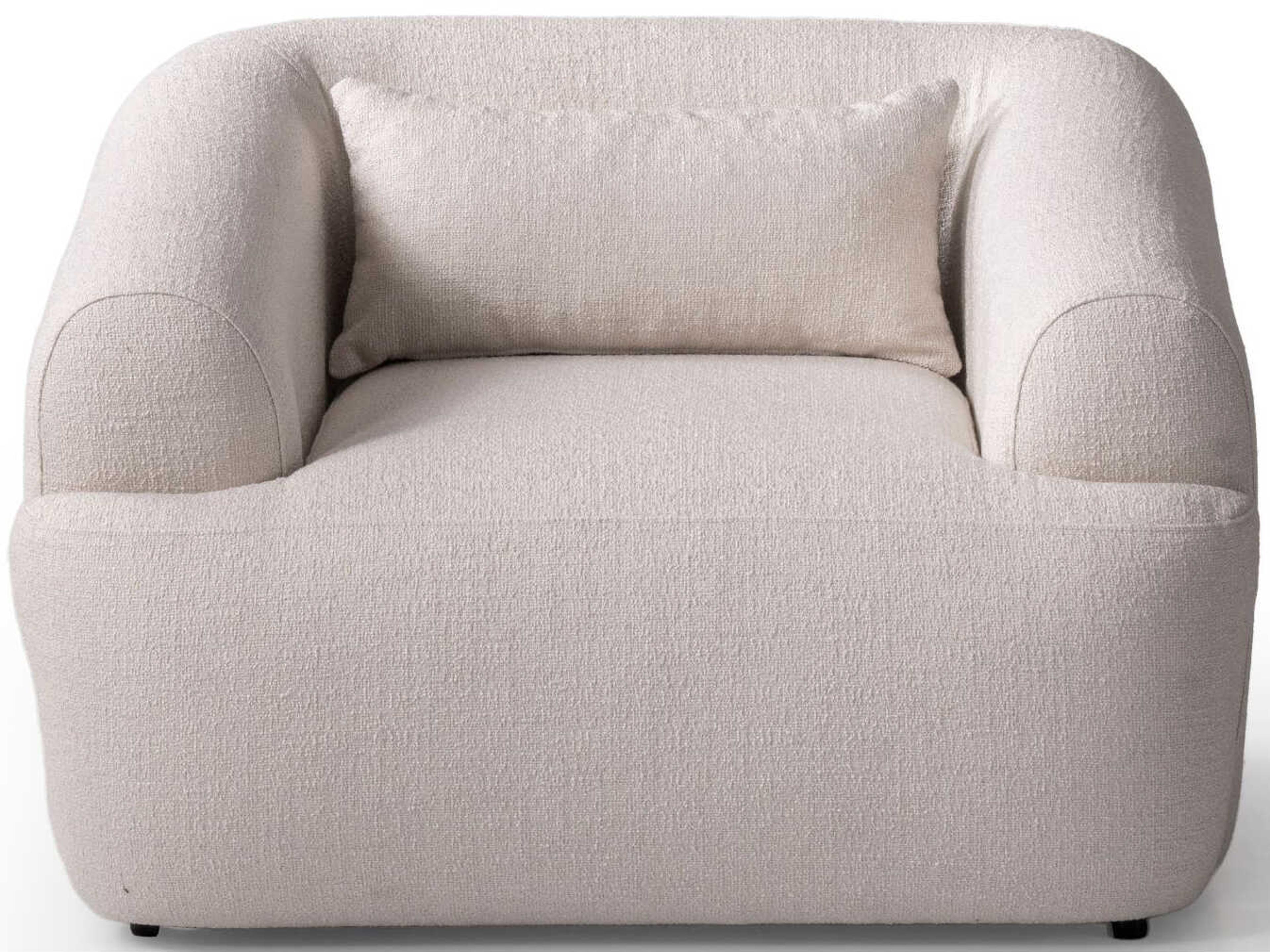 Larissa White Accent Chair