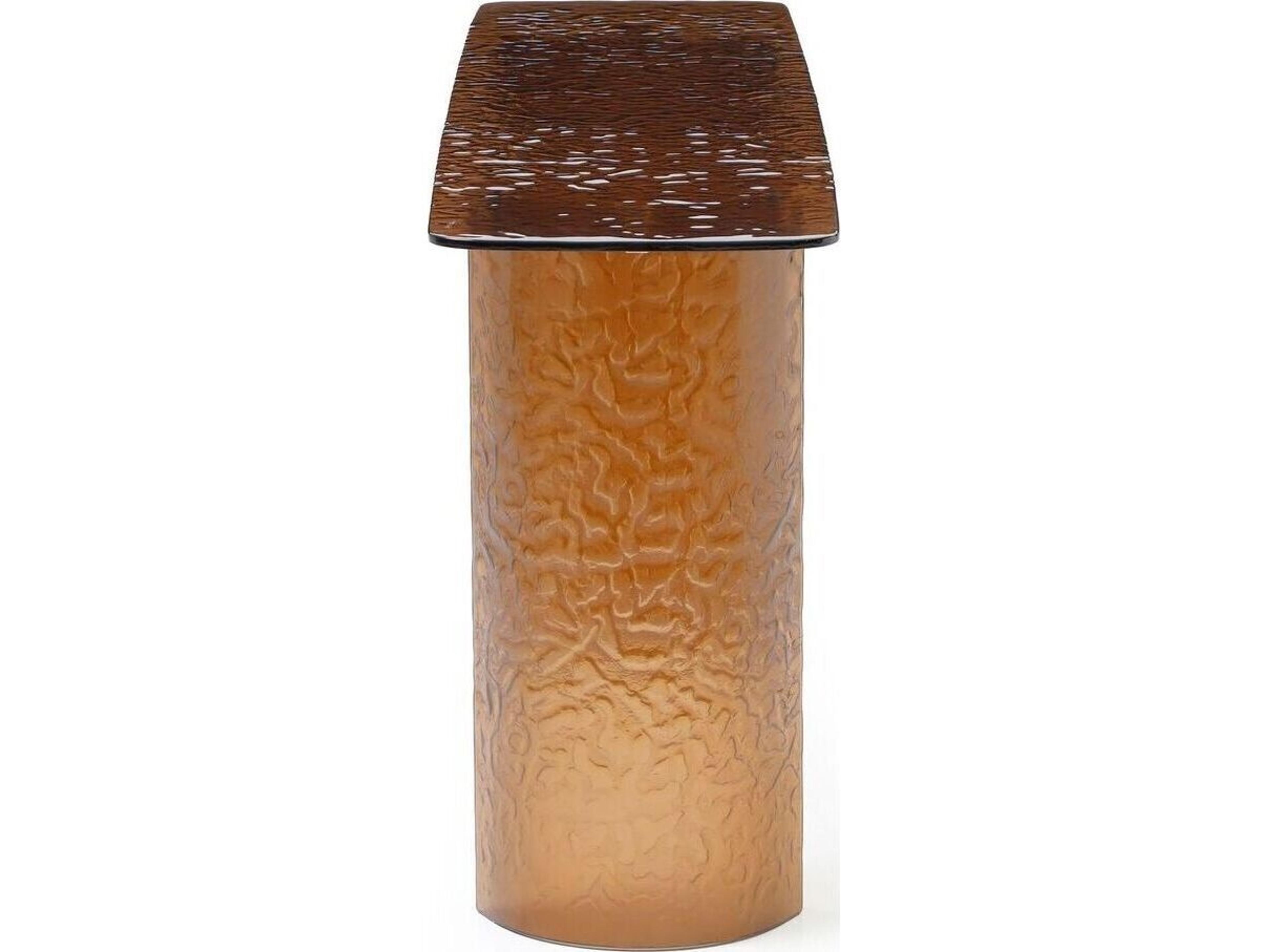 Whiteline Modern Living Rivelle Rectangular Glass Console Table