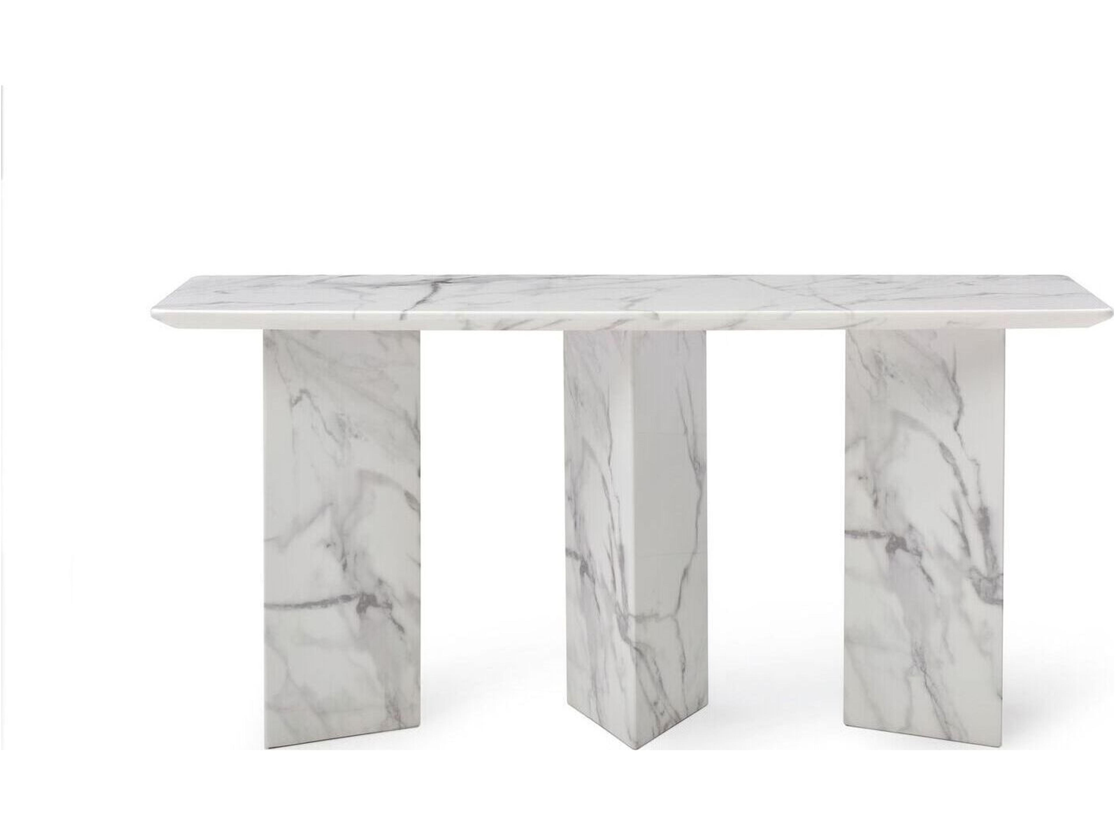 Selva Rectangular Marble Console Table