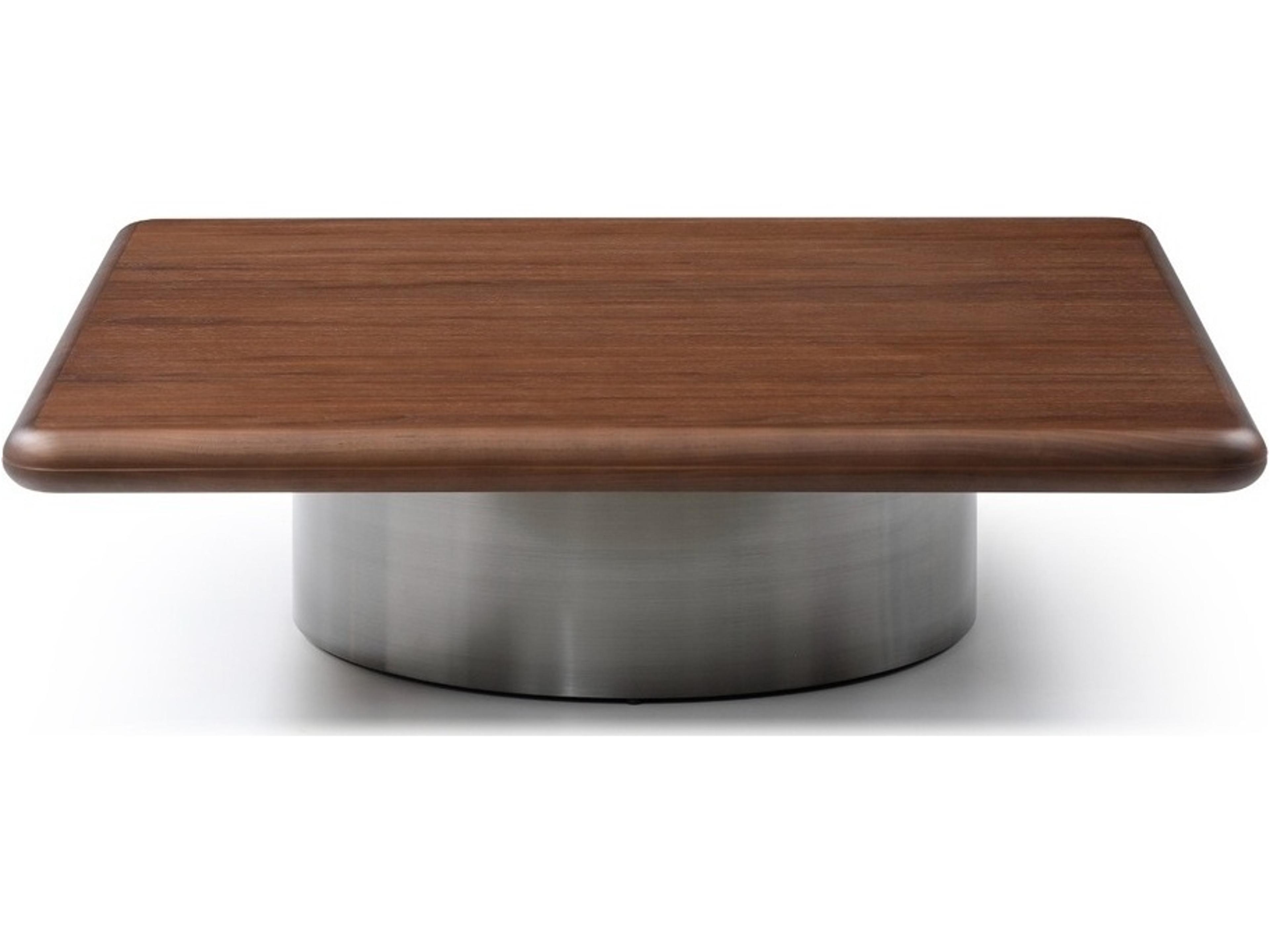 Whiteline Modern Living Zoya Square Wood Coffee Table