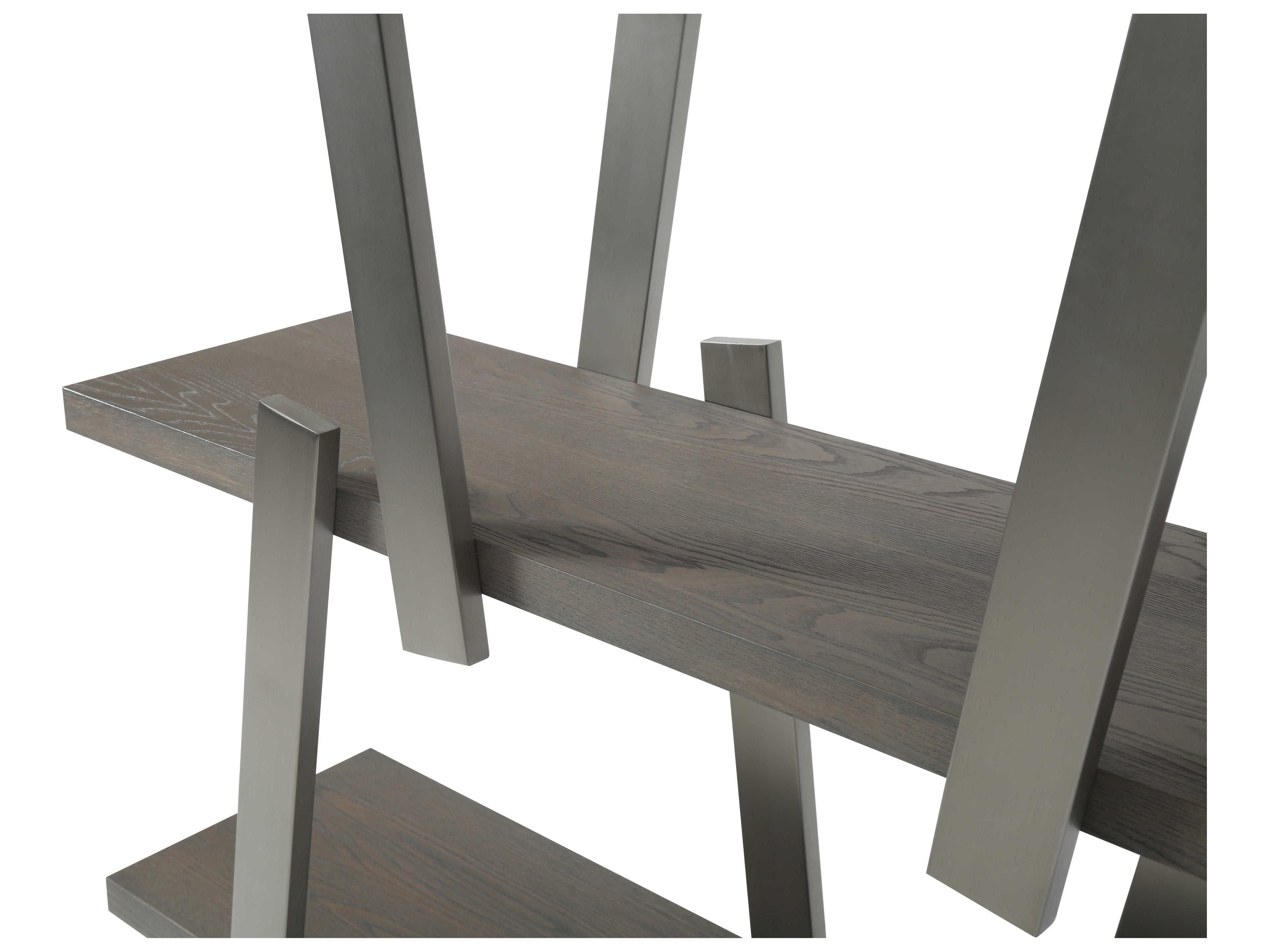 Whiteline Modern Living Elena Grey Bookcase