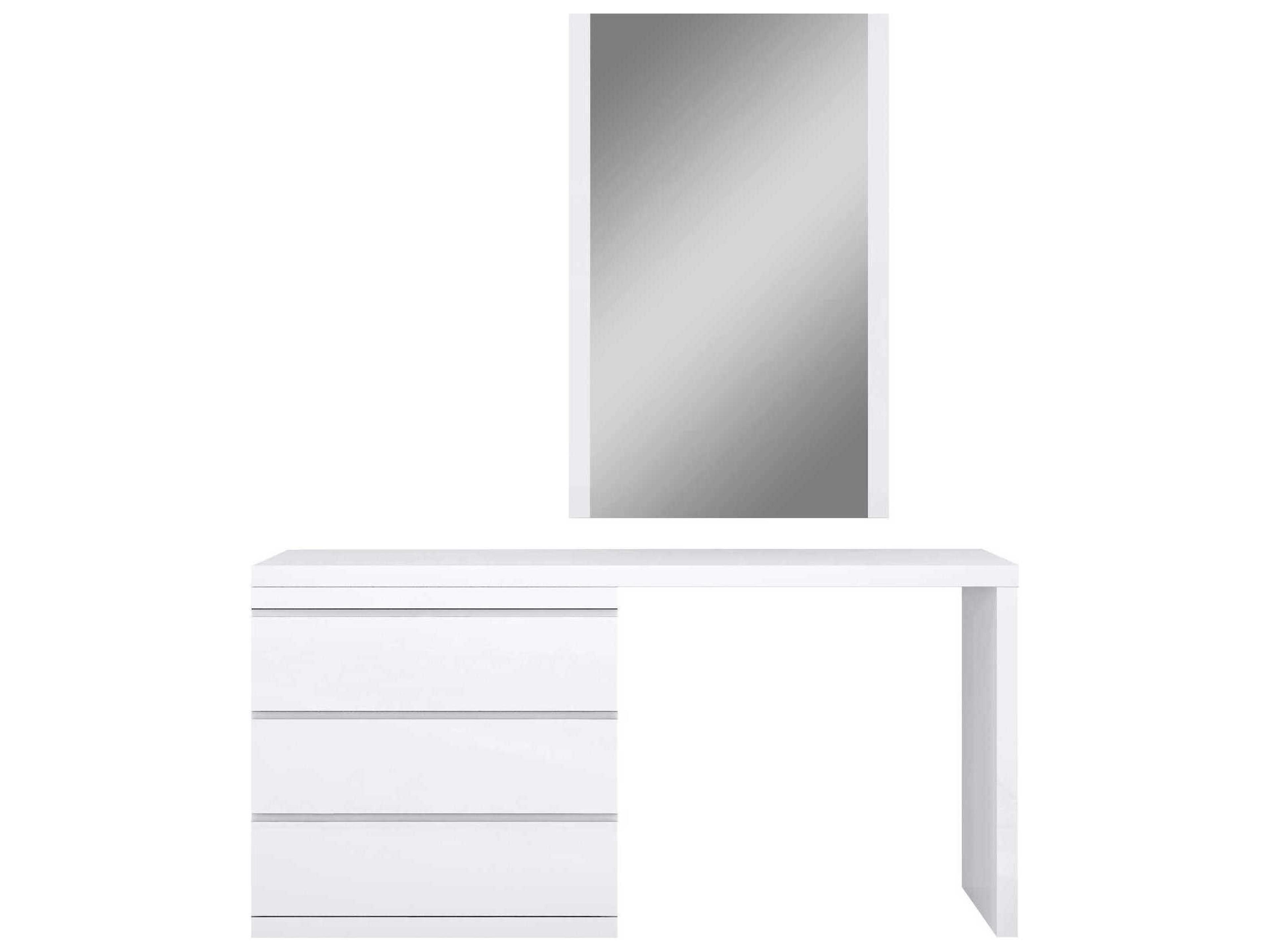 Whiteline Modern Living Anna 3-Drawers Nightstand