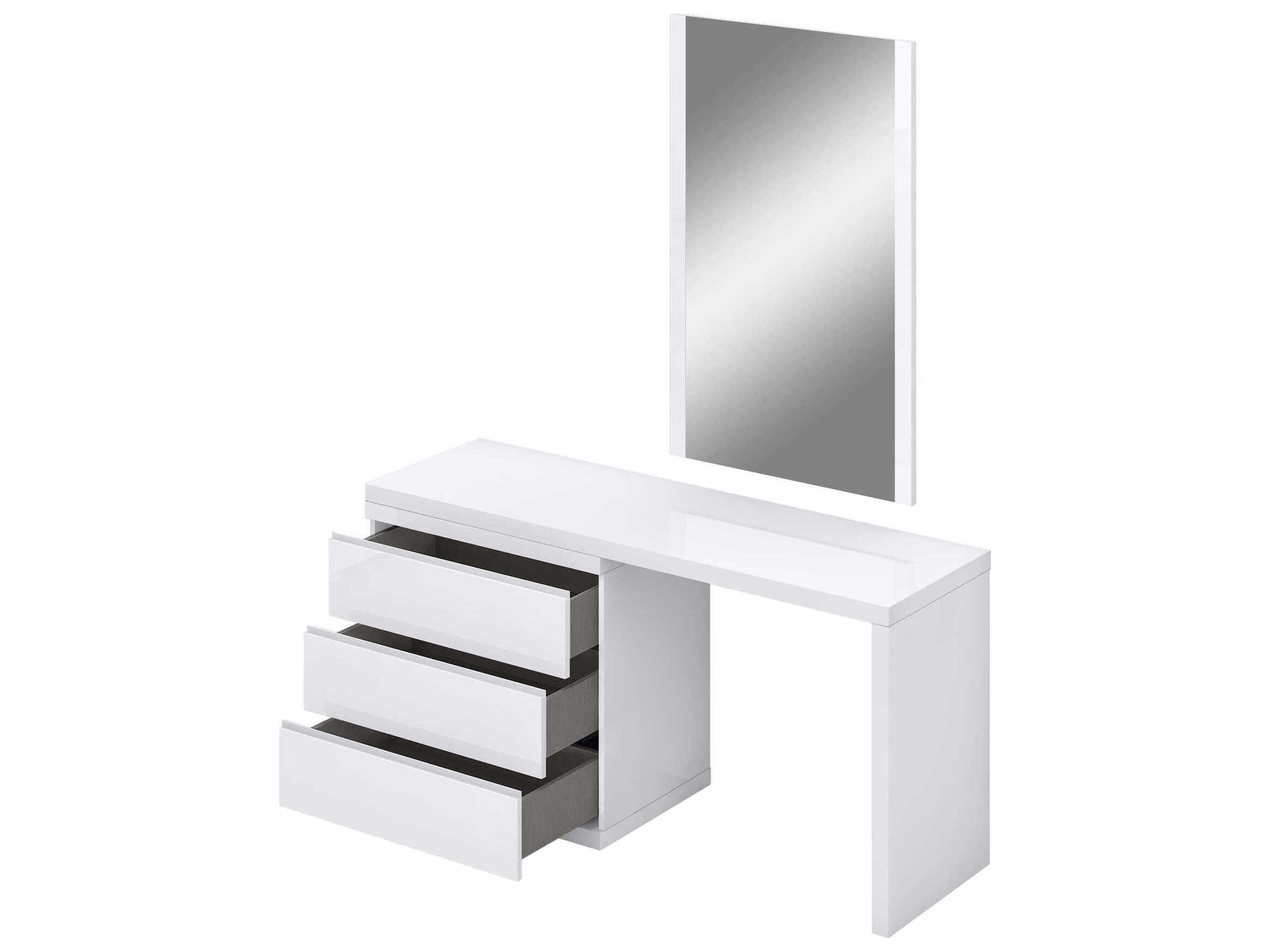 Whiteline Modern Living Anna 3-Drawers Nightstand