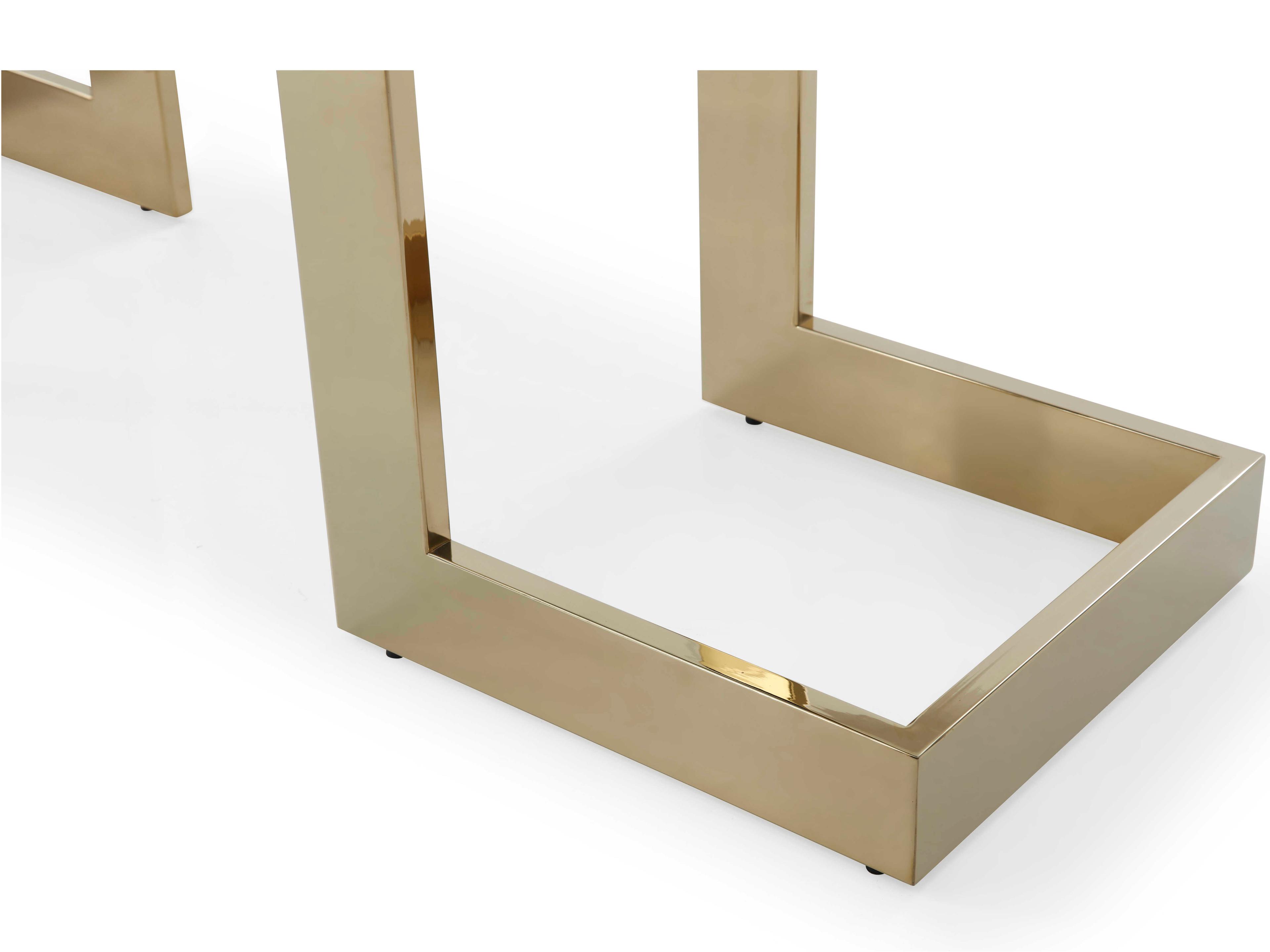 Whiteline Modern Living Sumo Rectangular Glass Black Dining Table