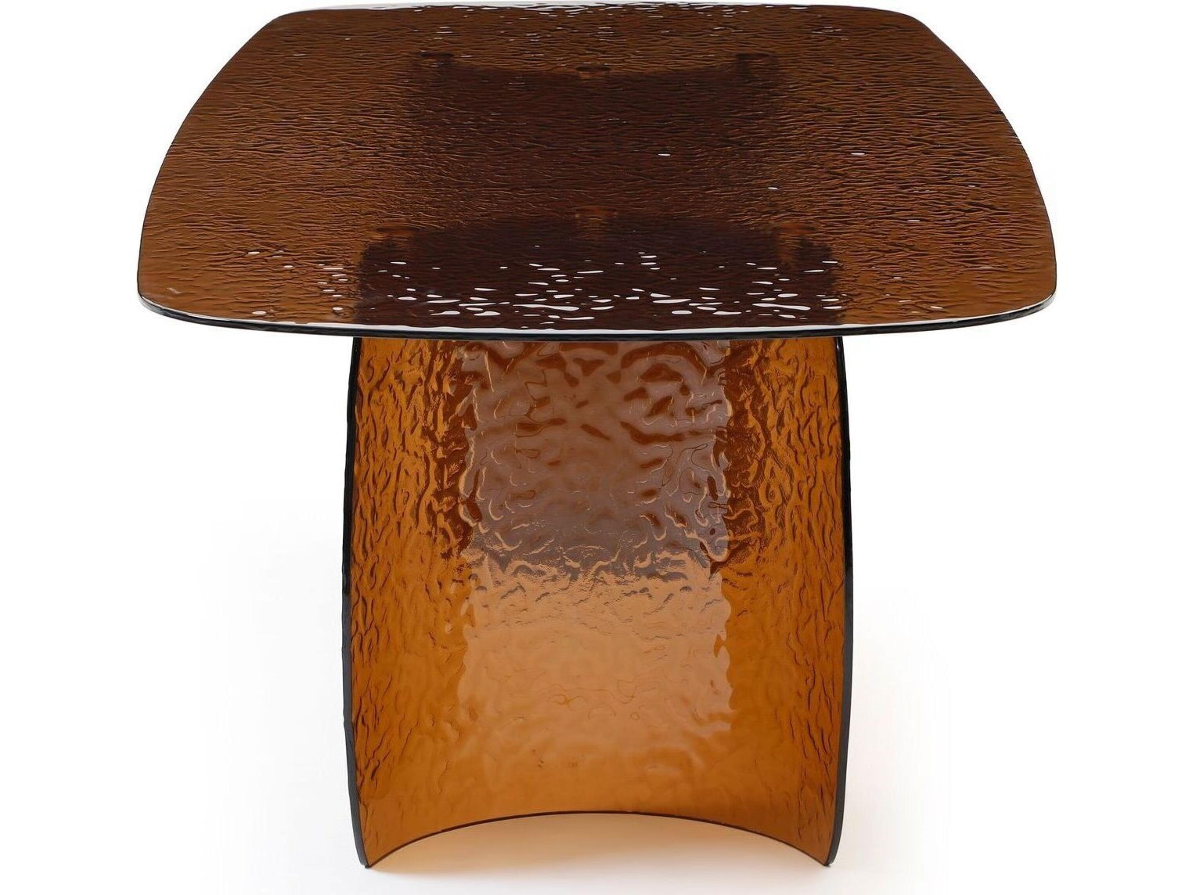 Whiteline Modern Living Rivelle Rectangular Glass Dining Table