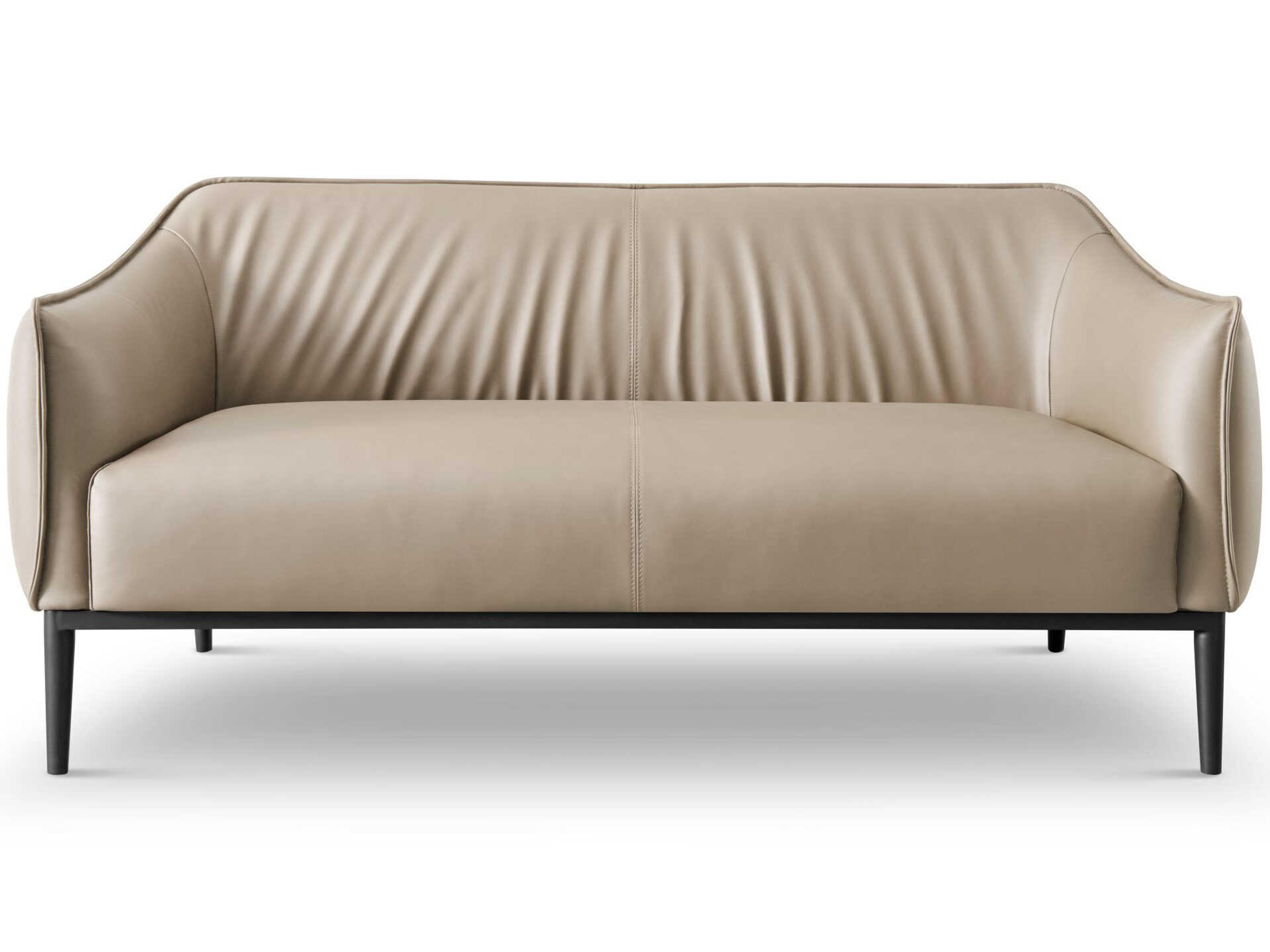 Whiteline Modern Living Benbow Light Grey Faux Leather Loveseat