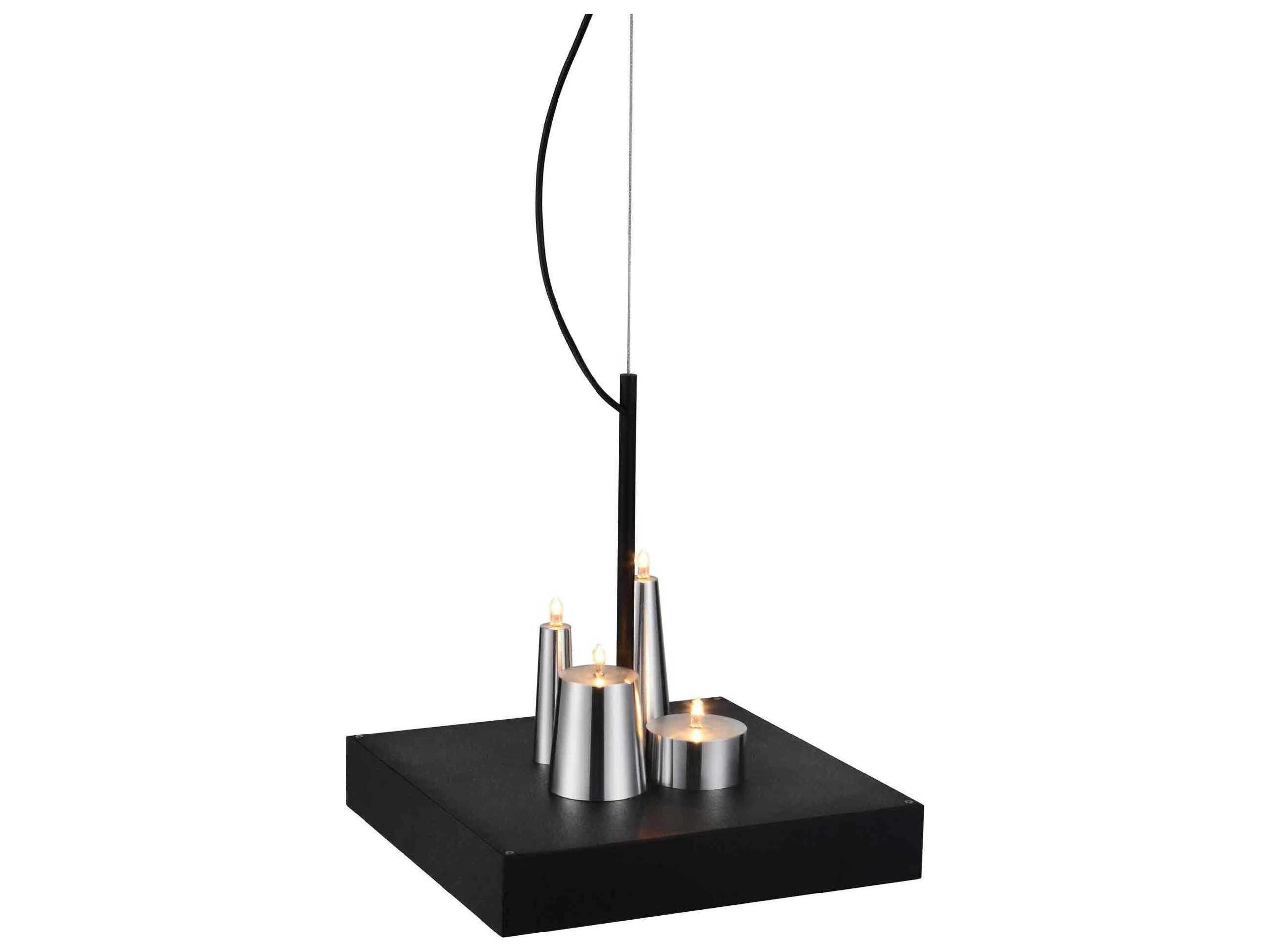 Whiteline Modern Living Cesar Black Pendant