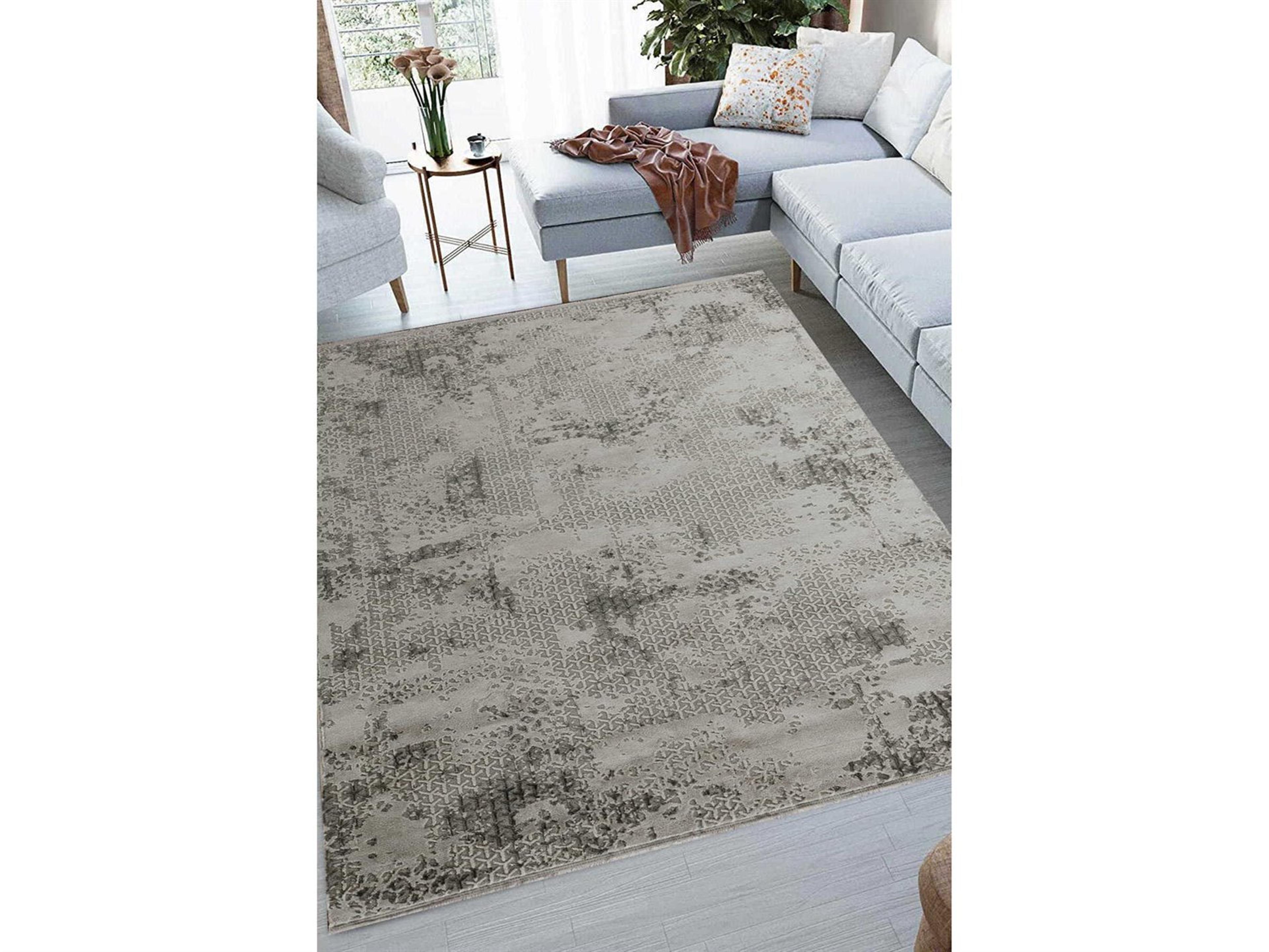 Whiteline Modern Living Graziella Abstract Area Rug