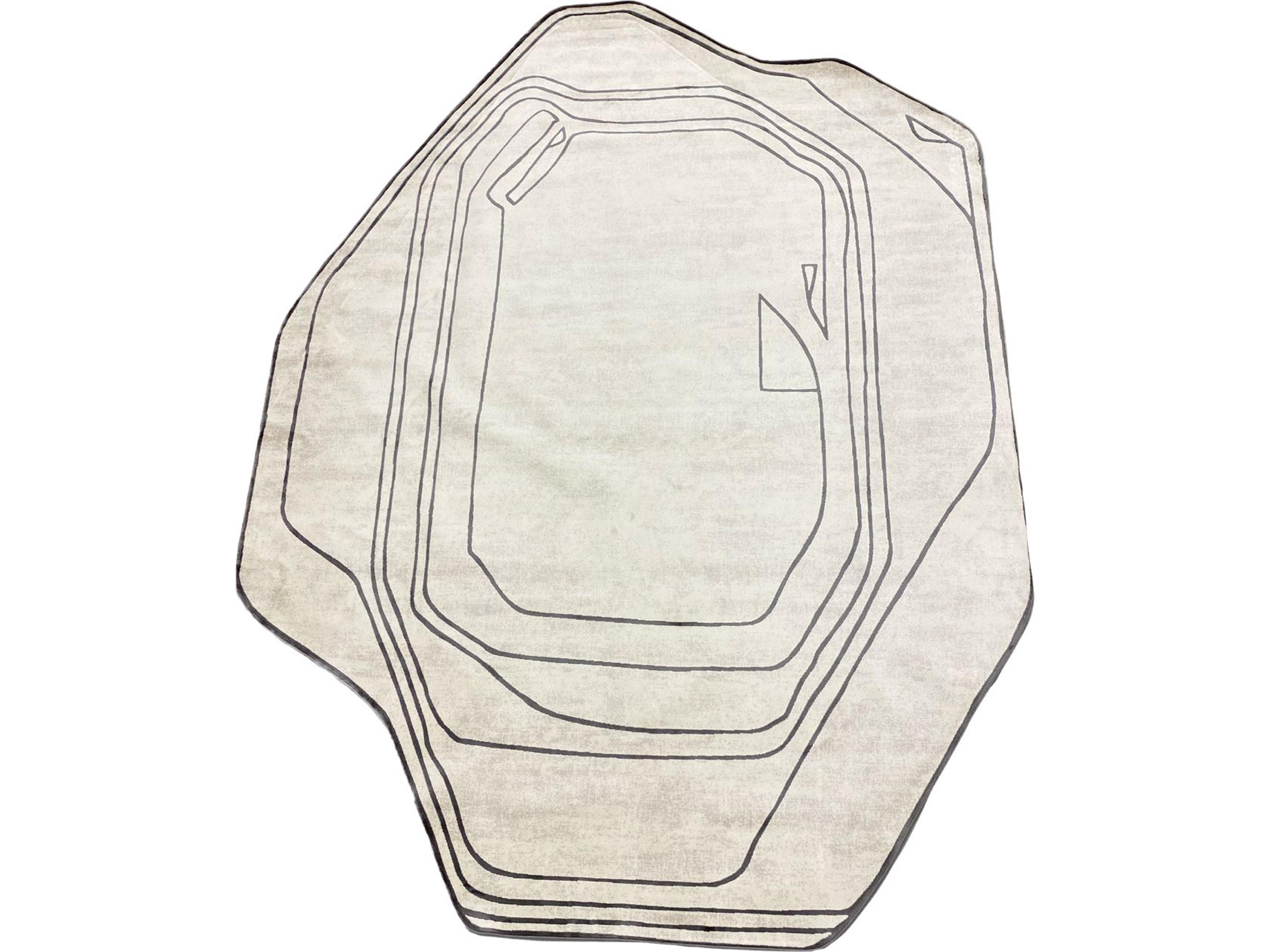 Whiteline Modern Living Karina Abstract Area Rug