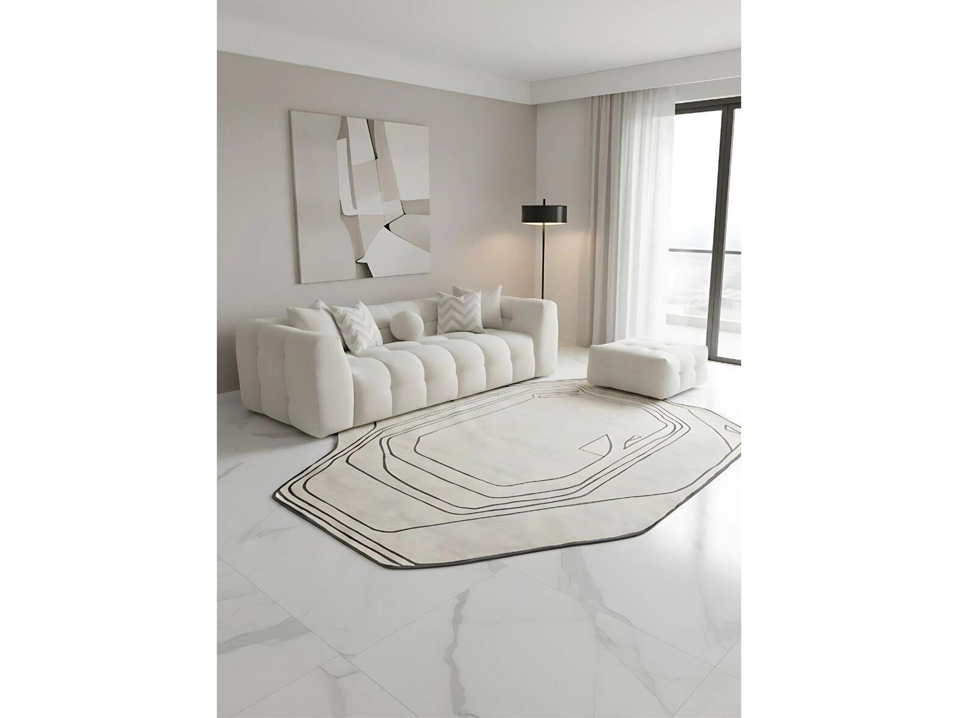 Whiteline Modern Living Karina Abstract Area Rug