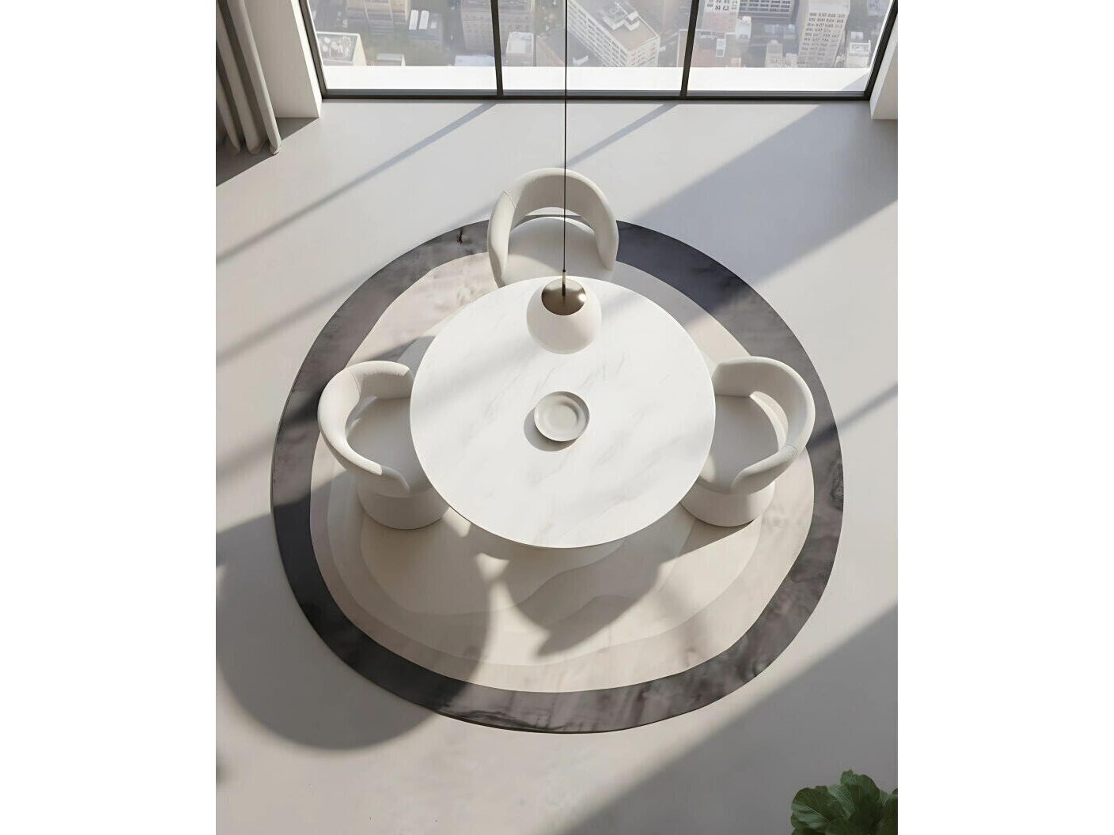 Whiteline Modern Living Ysabella Abstract Area Rug