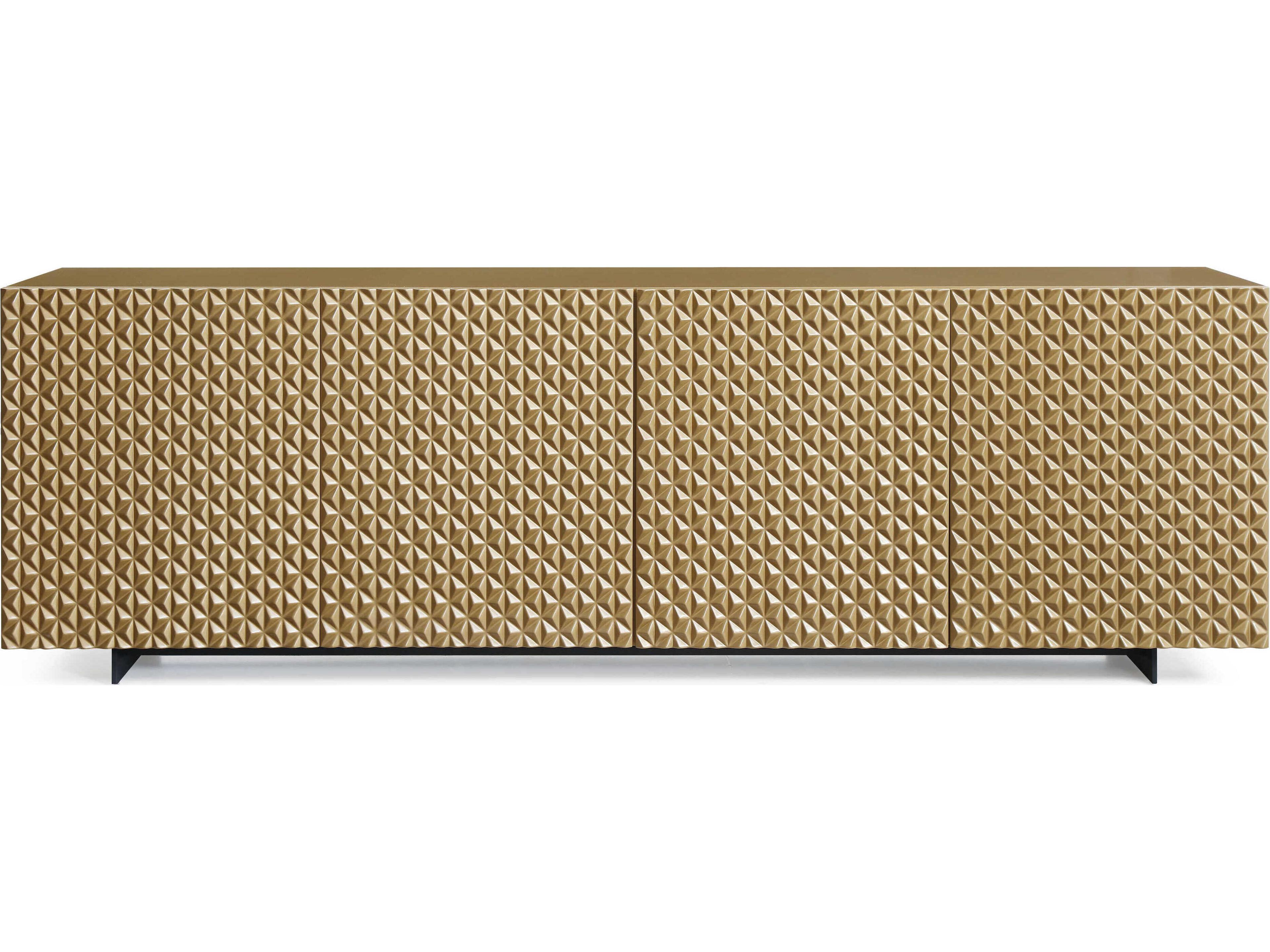 Whiteline Modern Living Harper 94" Gold Sideboard