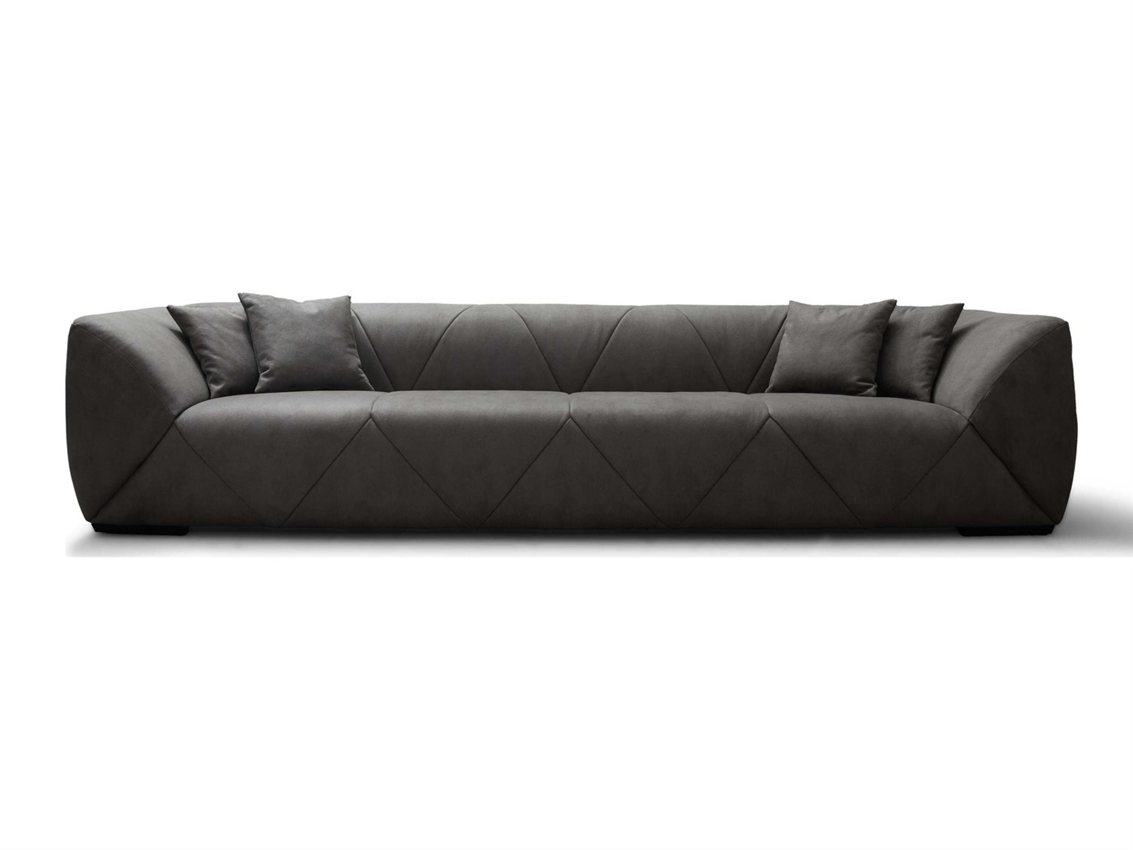 Quarry Dark Grey Black Upholstered Sofa