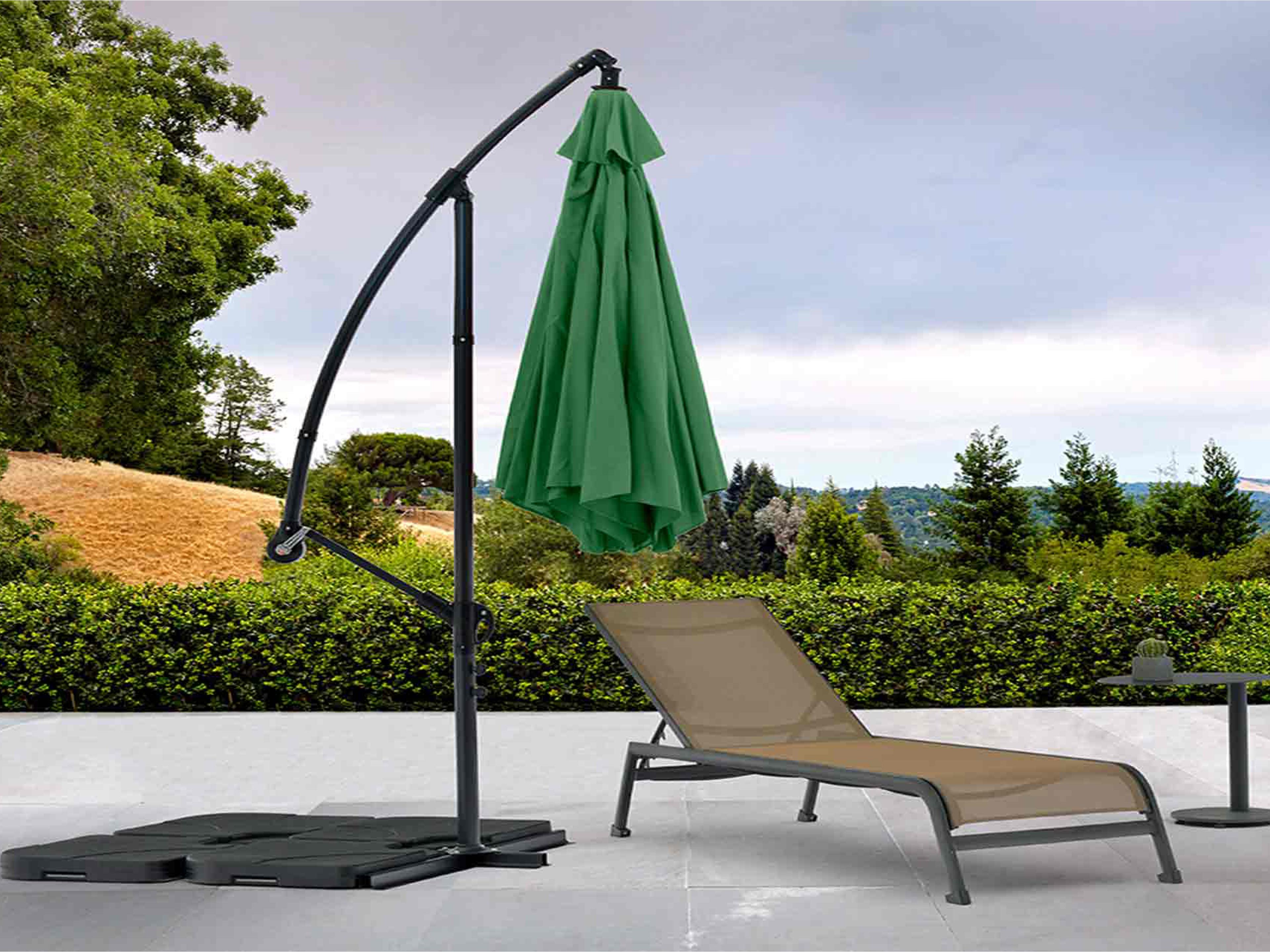 Whiteline Modern Living Outdoor Aiden Green Umbrella