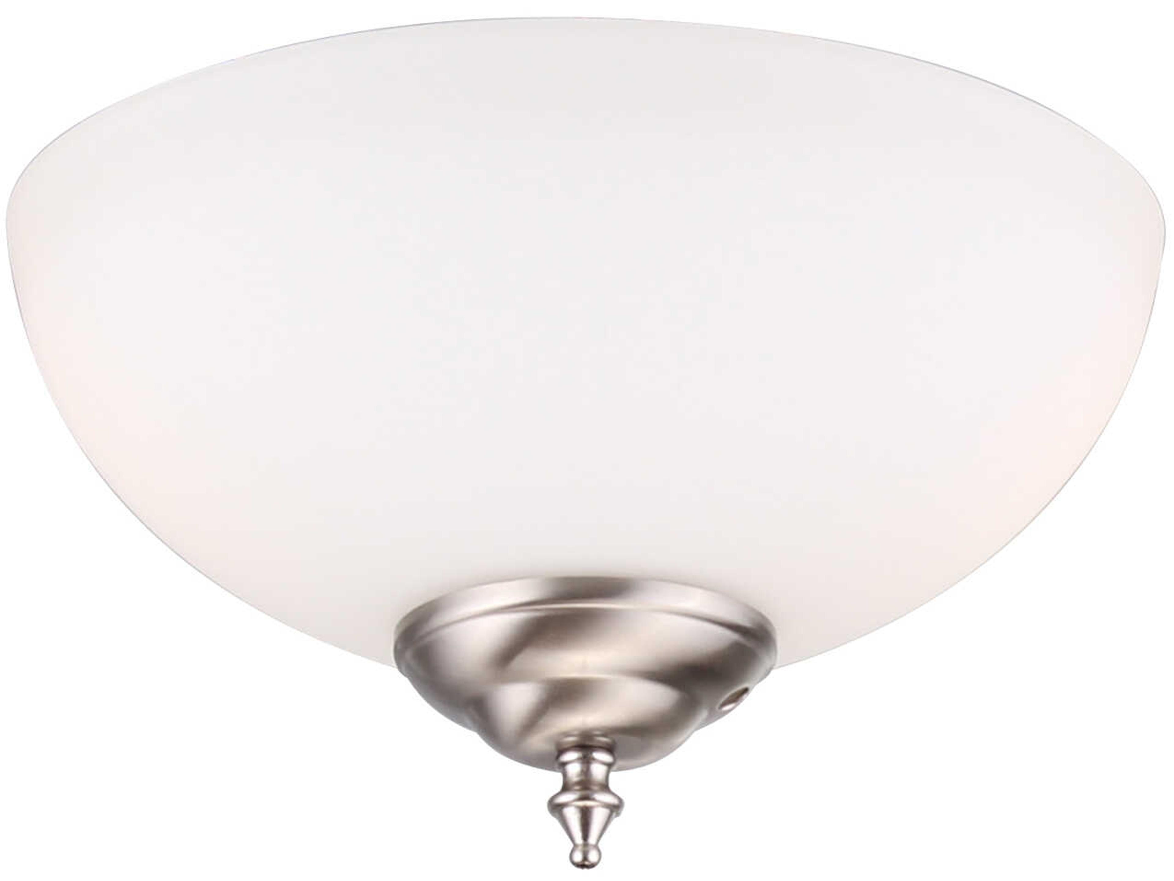 Nickel Alabaster LED Fan Light Kit