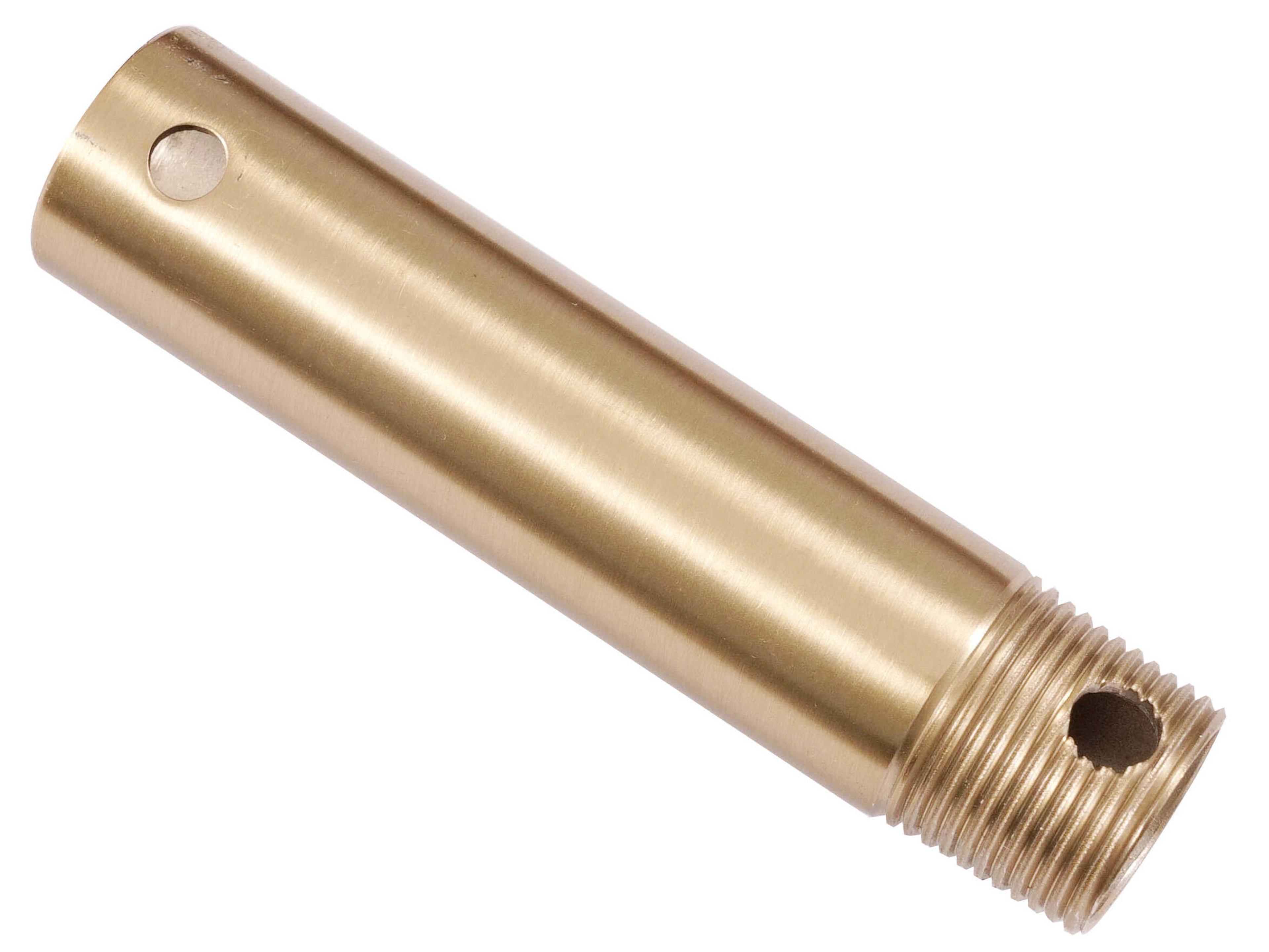 12" Brushed Brass Fan Downrod