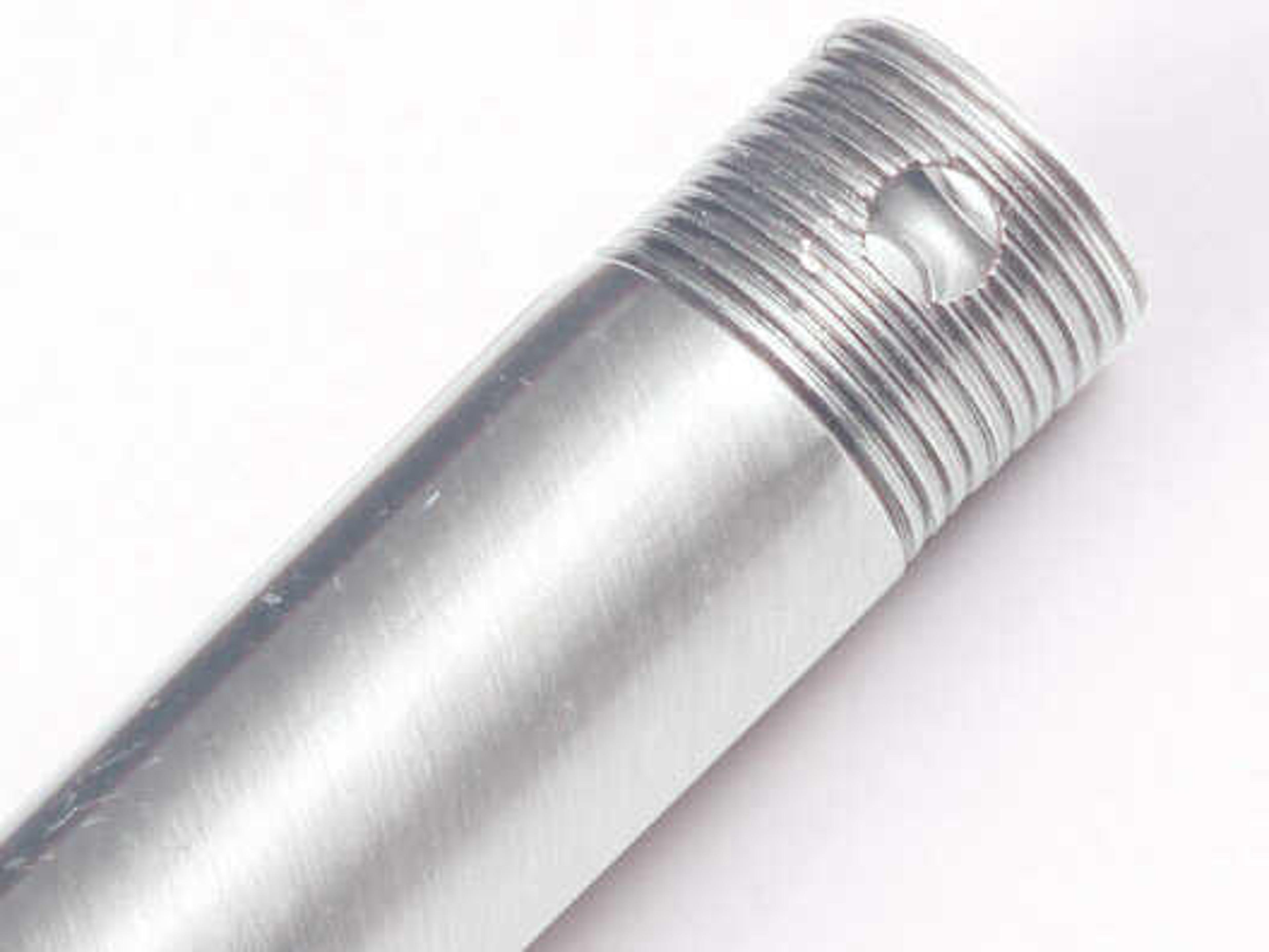 12" Painted Brushed Nickel Fan Downrod