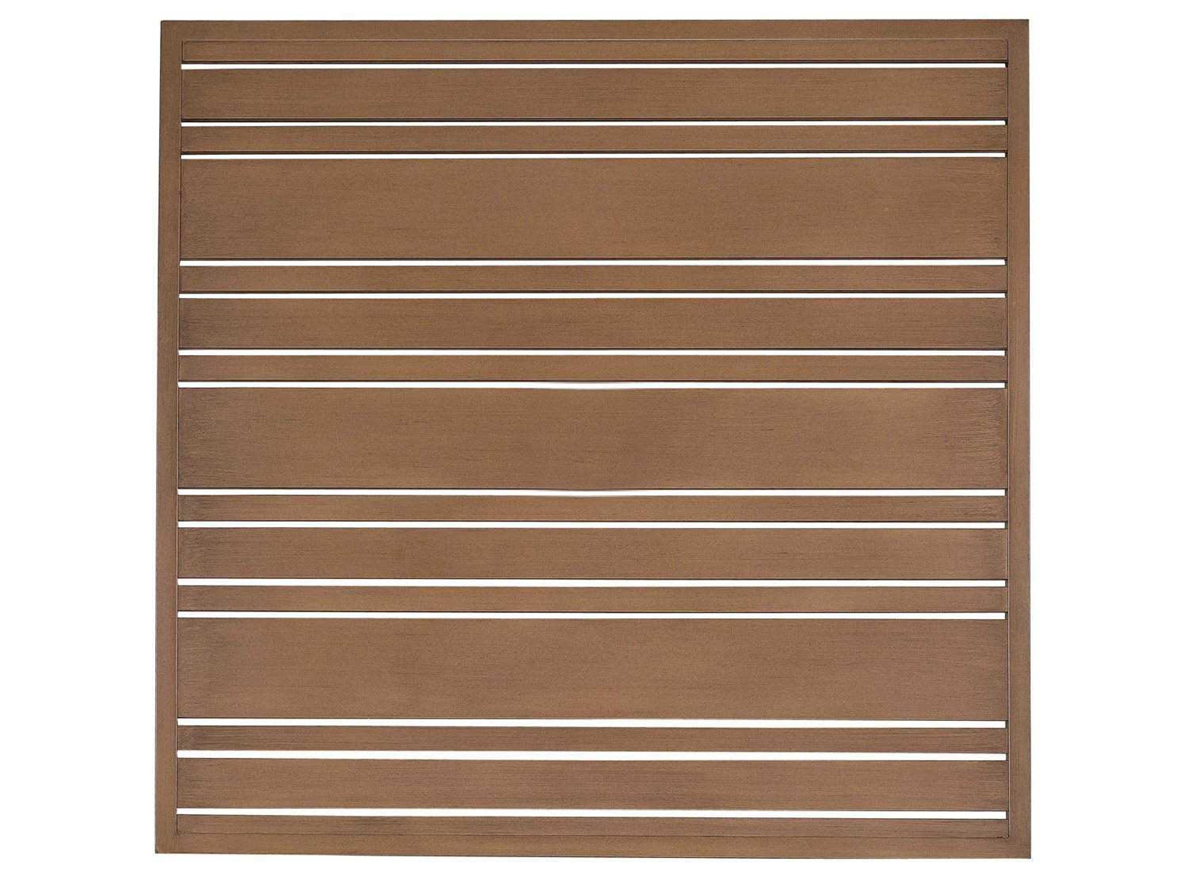 Extruded Aluminum Tri-Slat Square Table Top