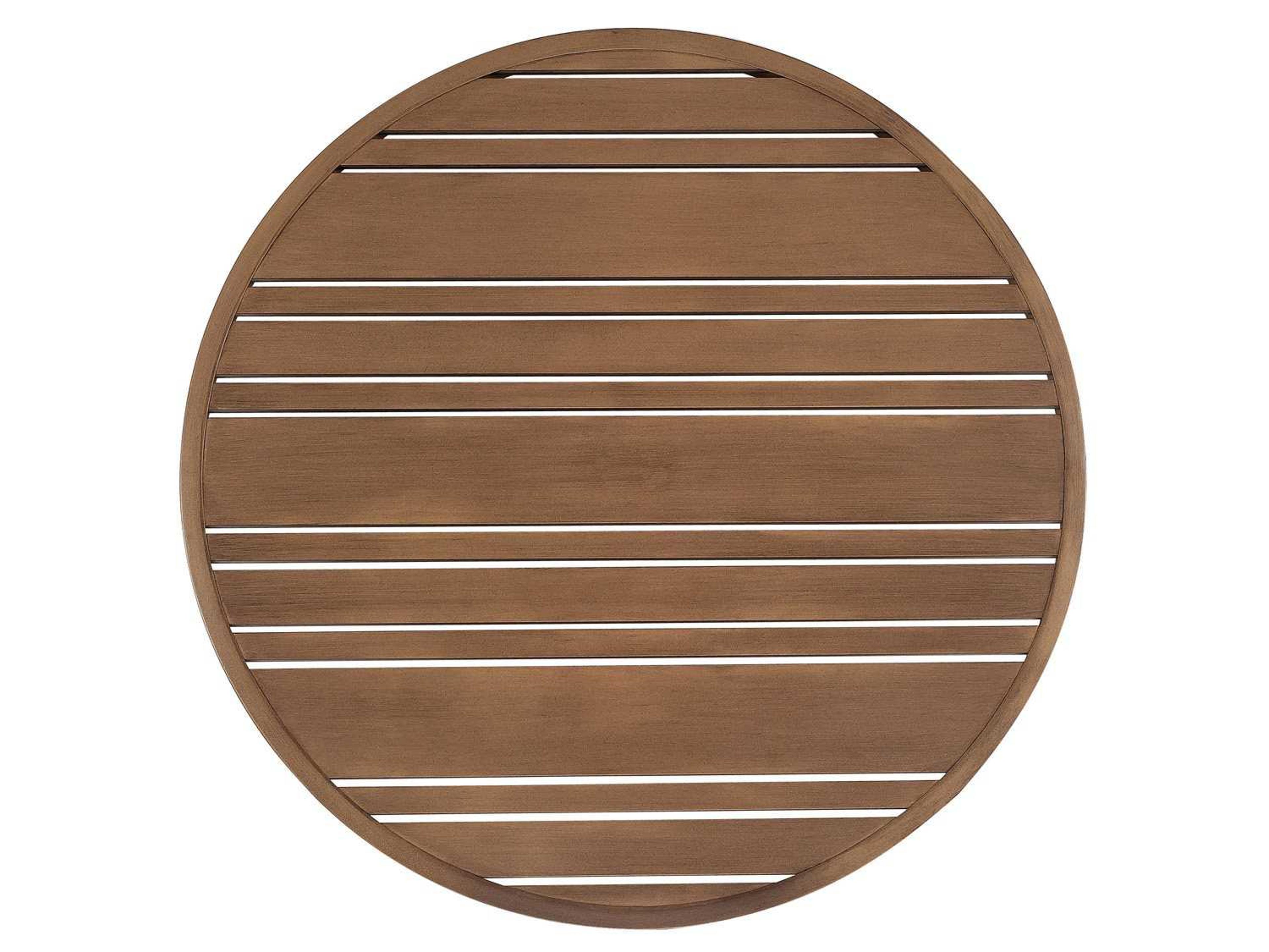 Extruded Aluminum Tri-Slat Round Table Top