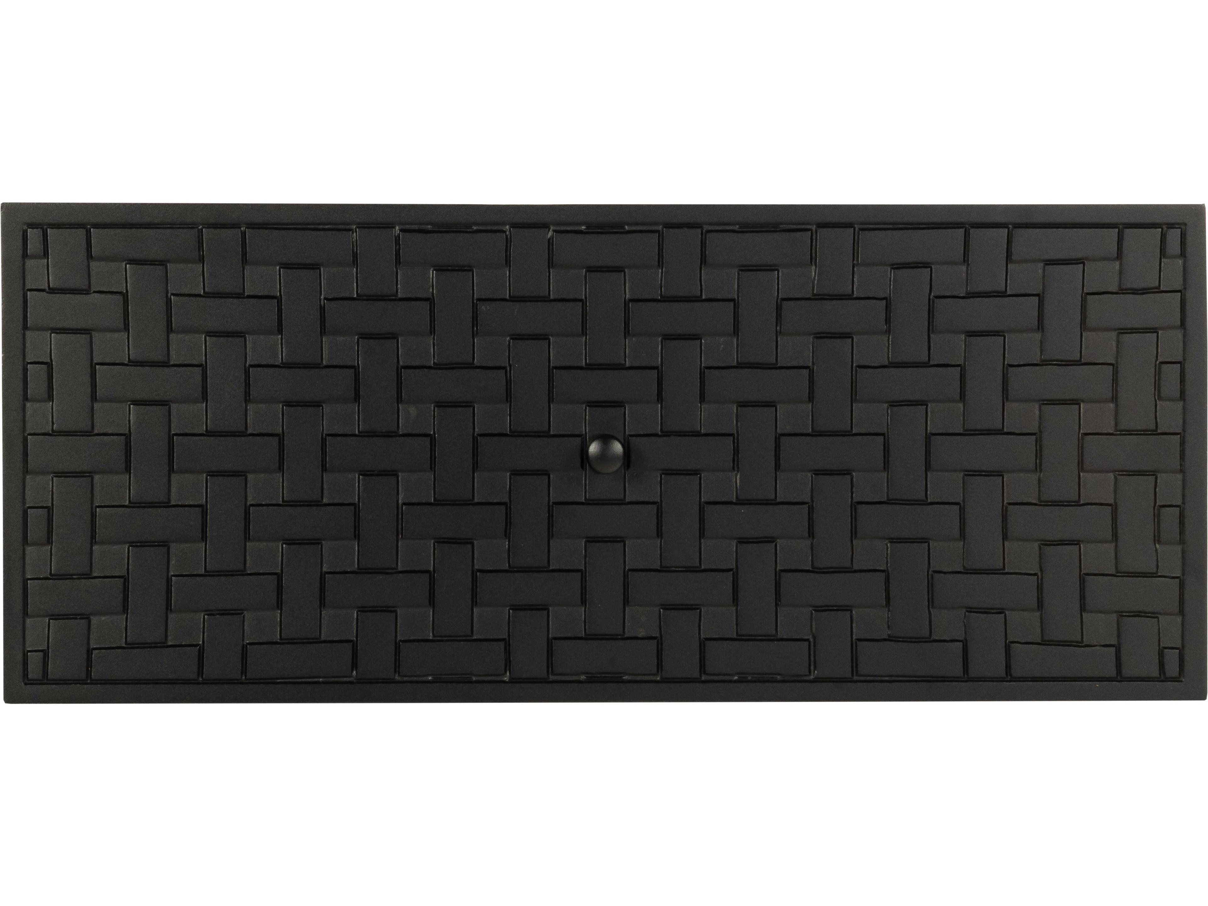 Thatch Aluminum Rectangular Fire Pit Table Burner Cover