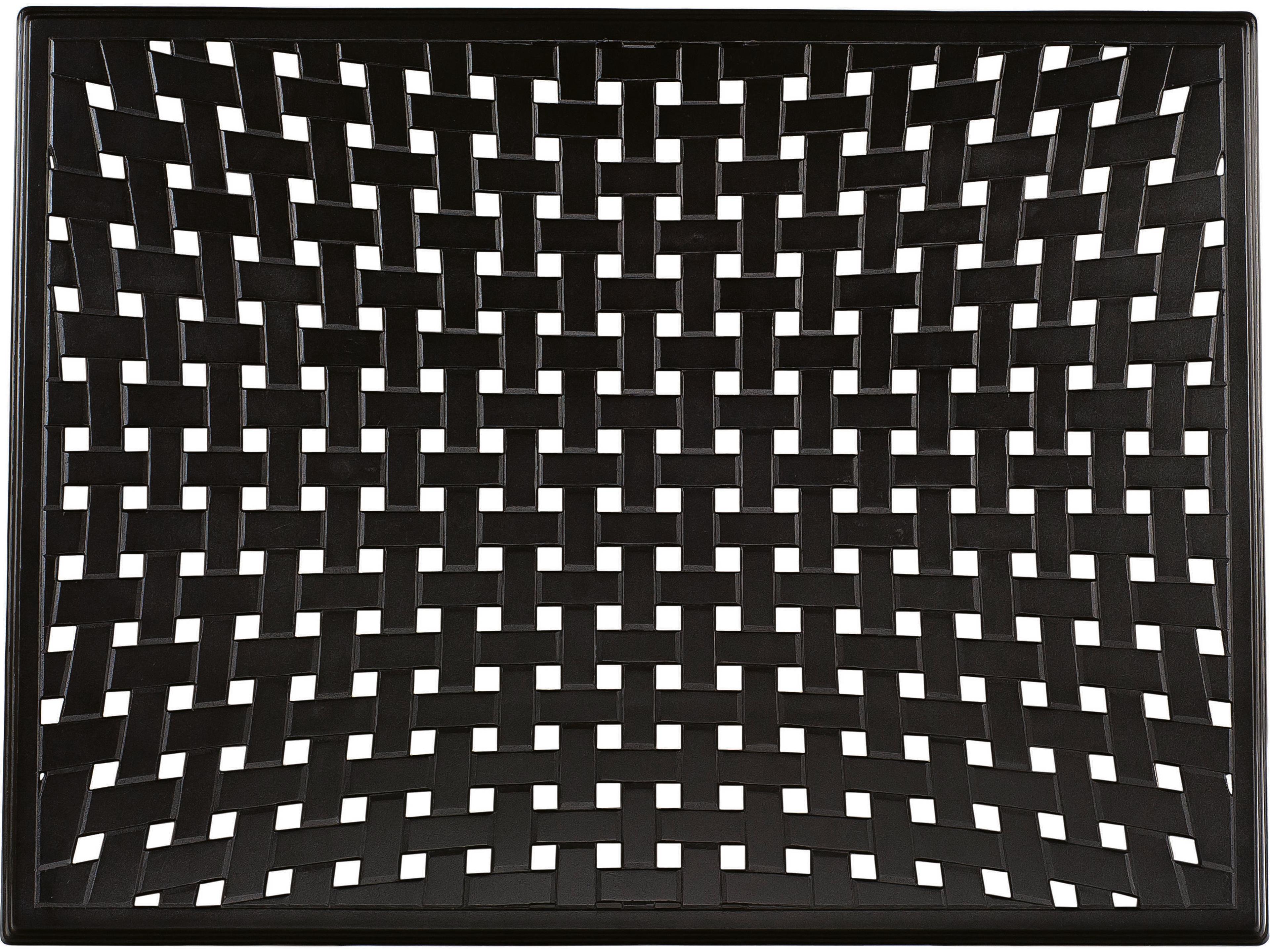 Cast Aluminum Thatch Rectangular Table Top