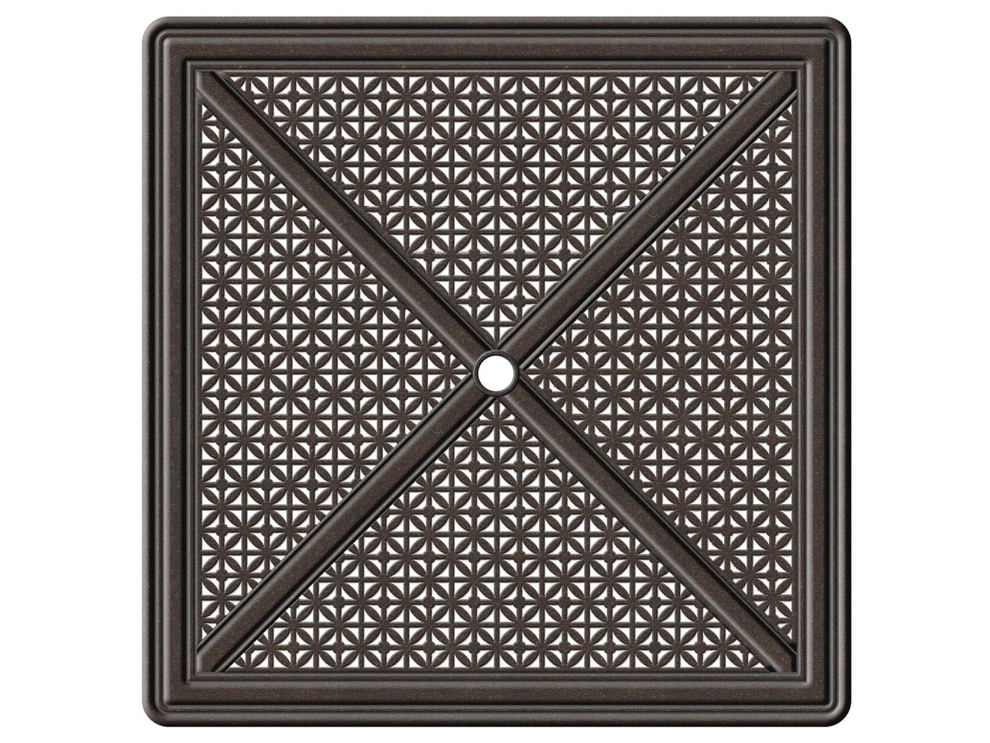 Cast Aluminum Hampton Square Bar/Counter Table Top