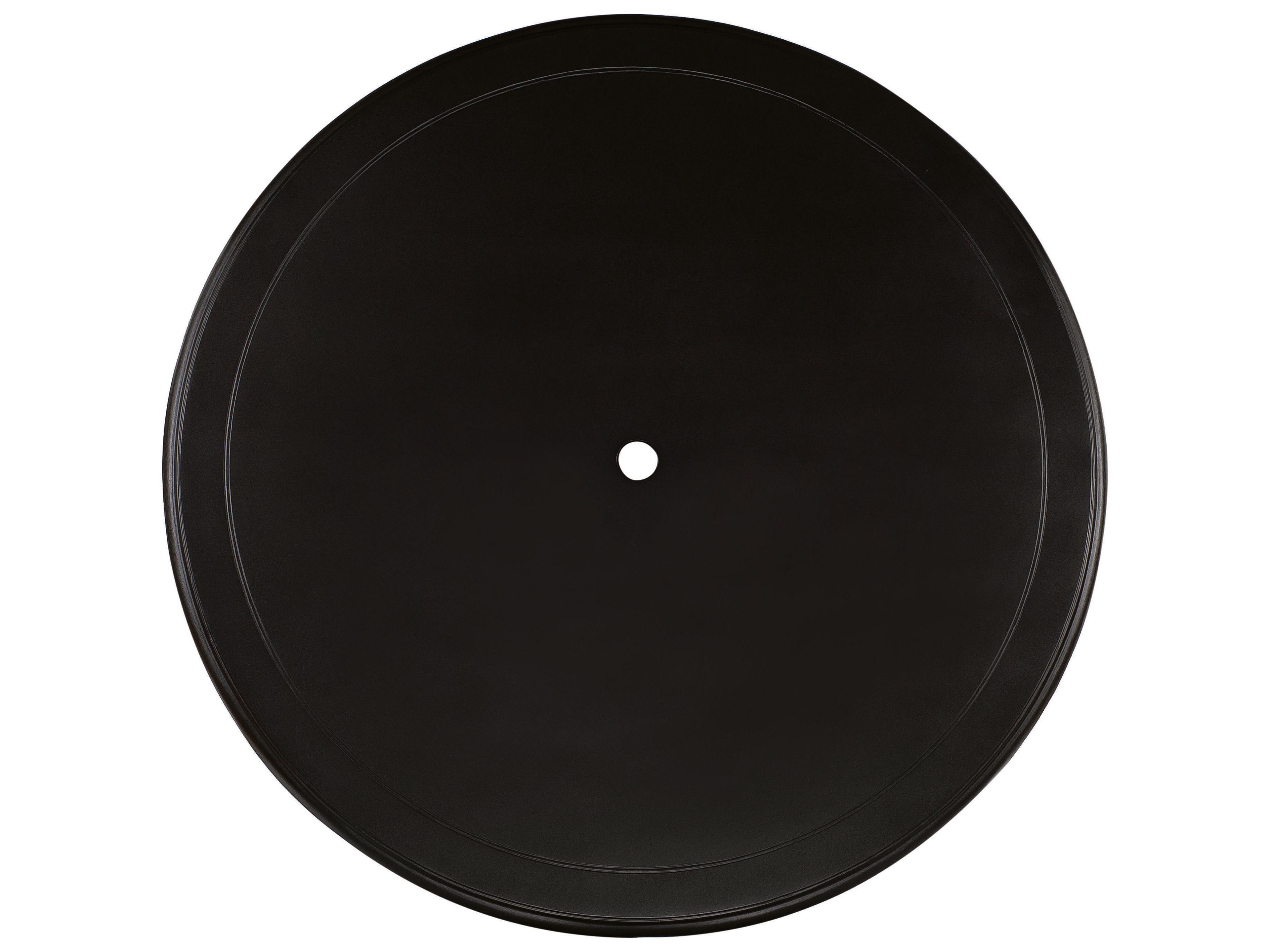 Solid Cast Aluminum Rolled Edge Round Table Top with Umbrella Table