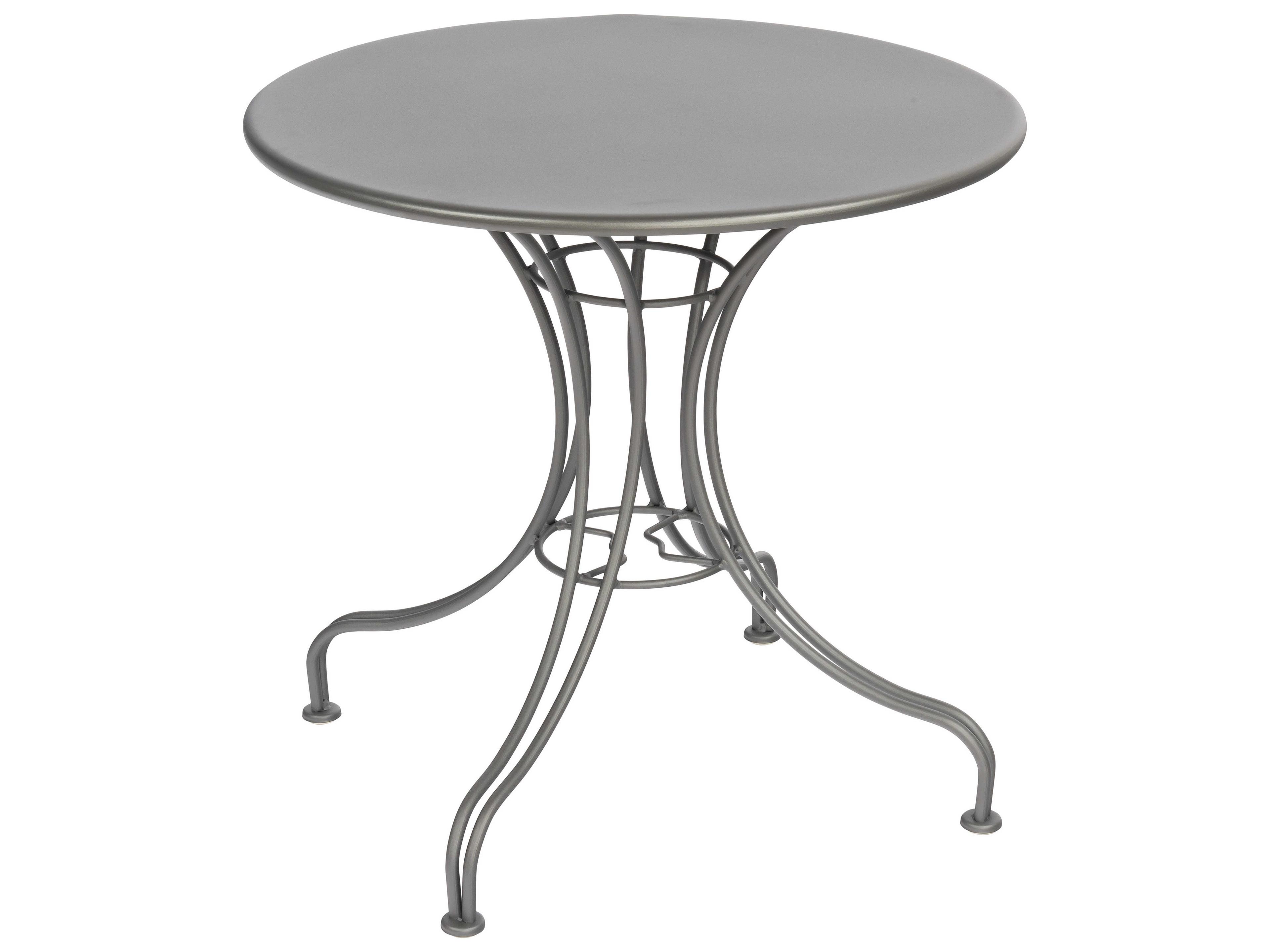 Wrought Iron Round Outdoor Bistro Table