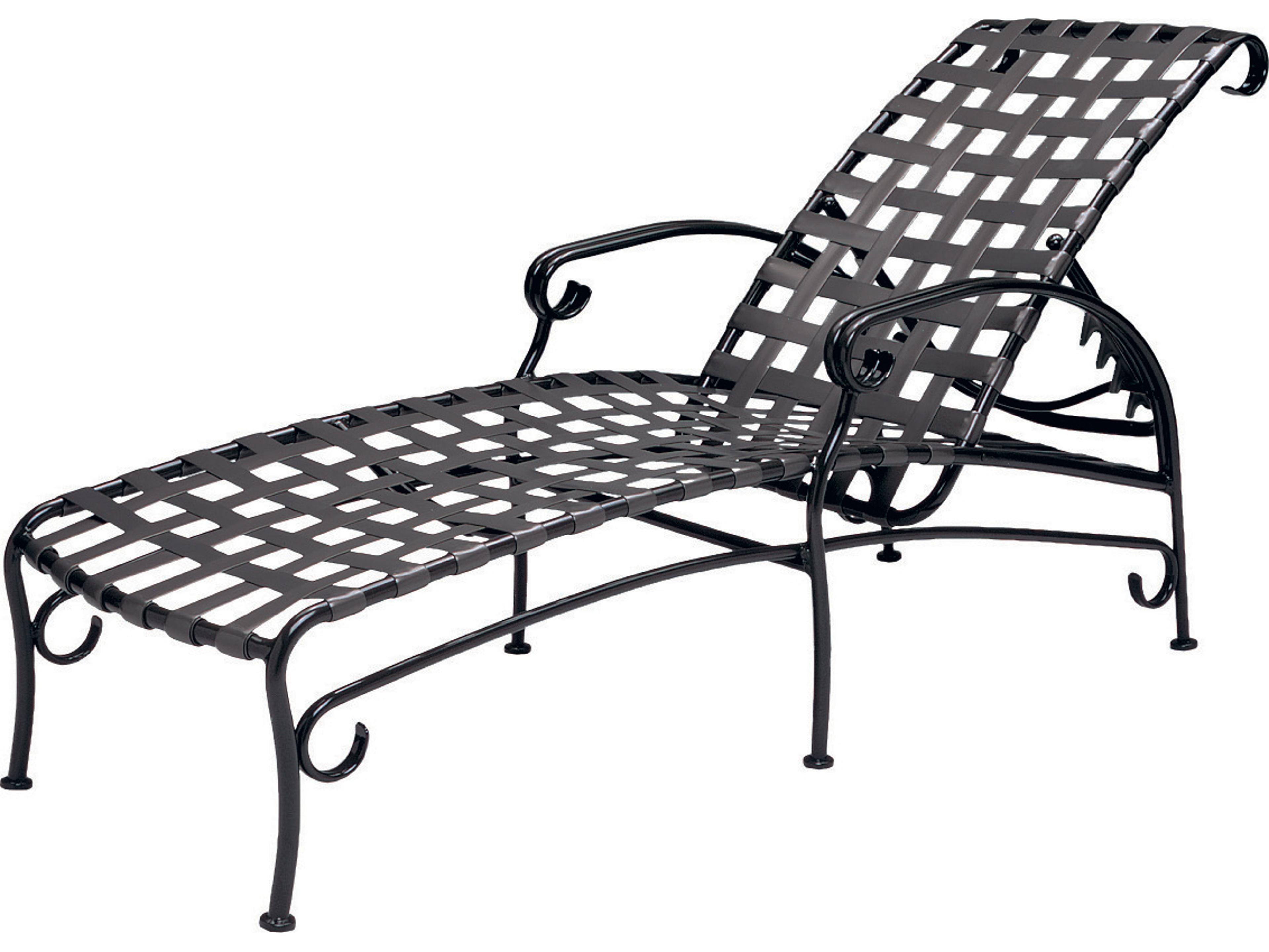 Ramsgate Strap Aluminum Adjustable Patio Chaise Lounge
