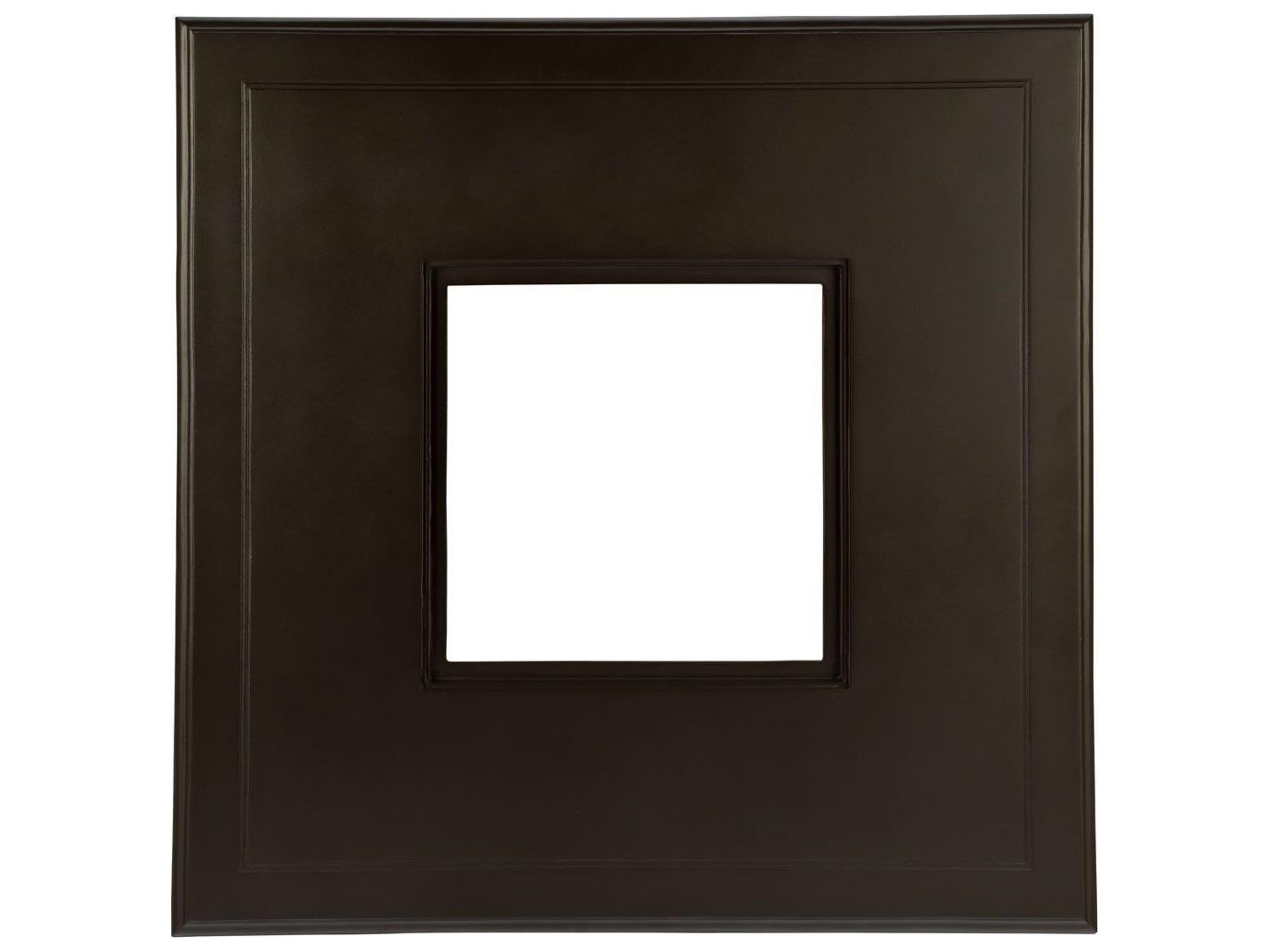 Woodard Solid Cast Dining Height Aluminum Square Patio Fire Pit Table