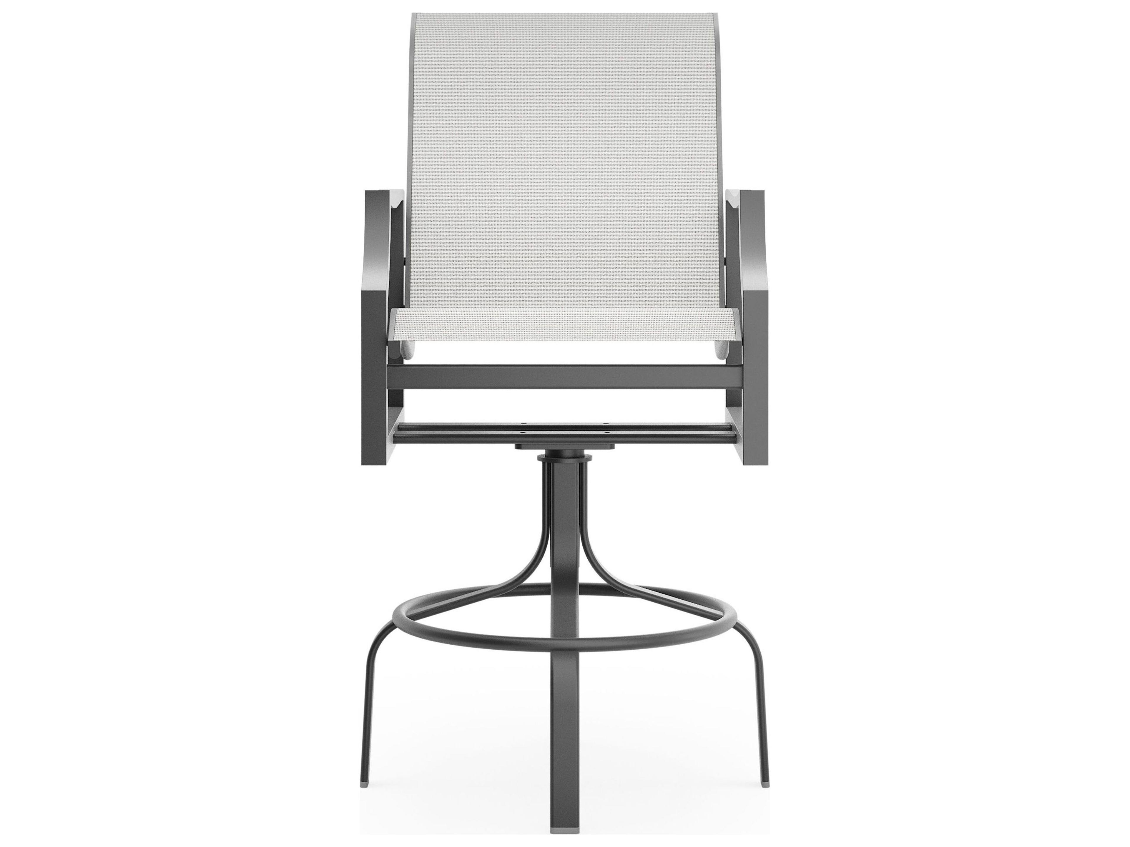 Woodard Nico Sling Aluminum Bar Stool